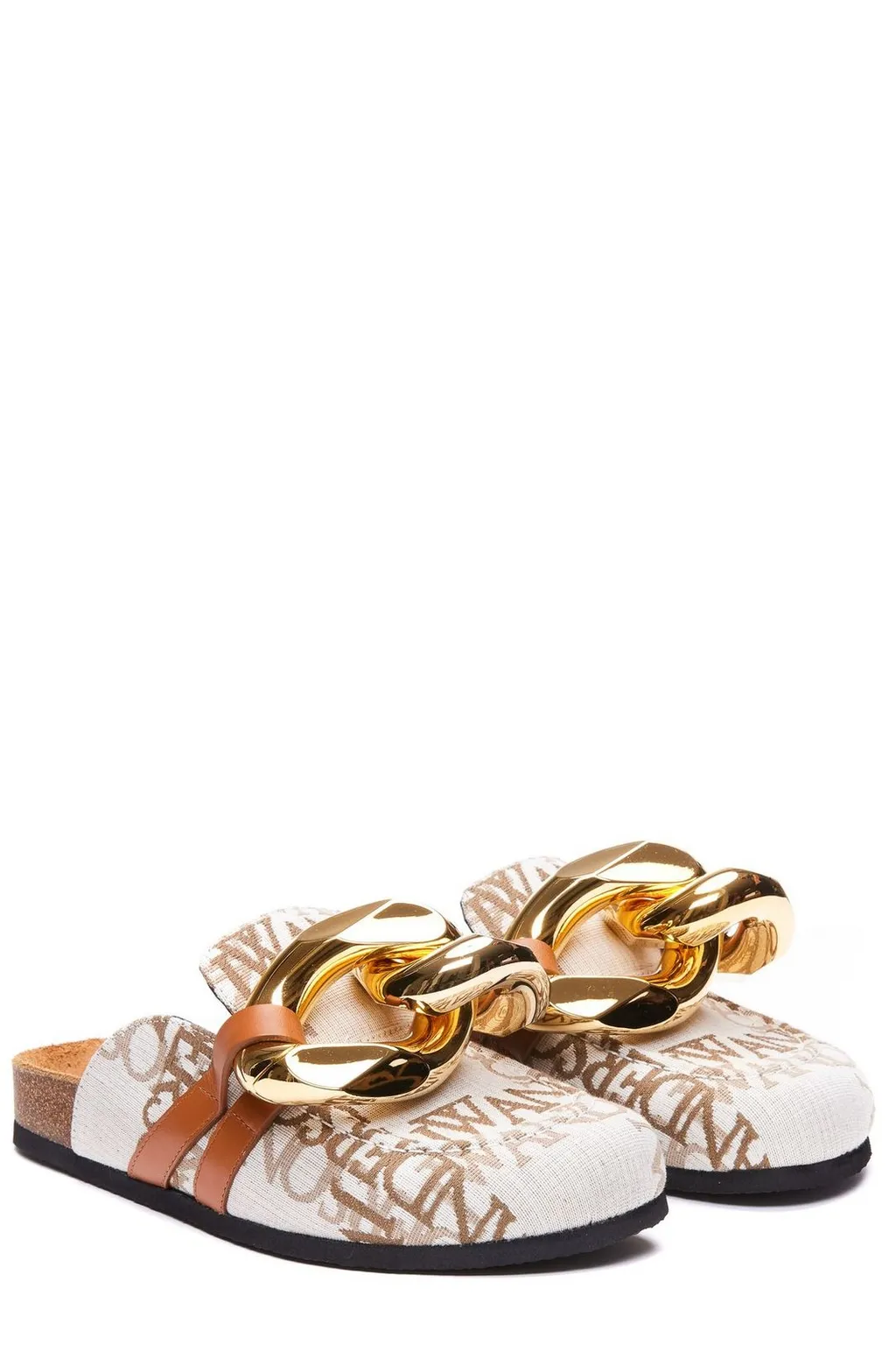 Logo Print Mules