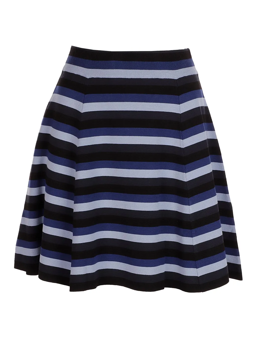 Striped A-Line Skirt