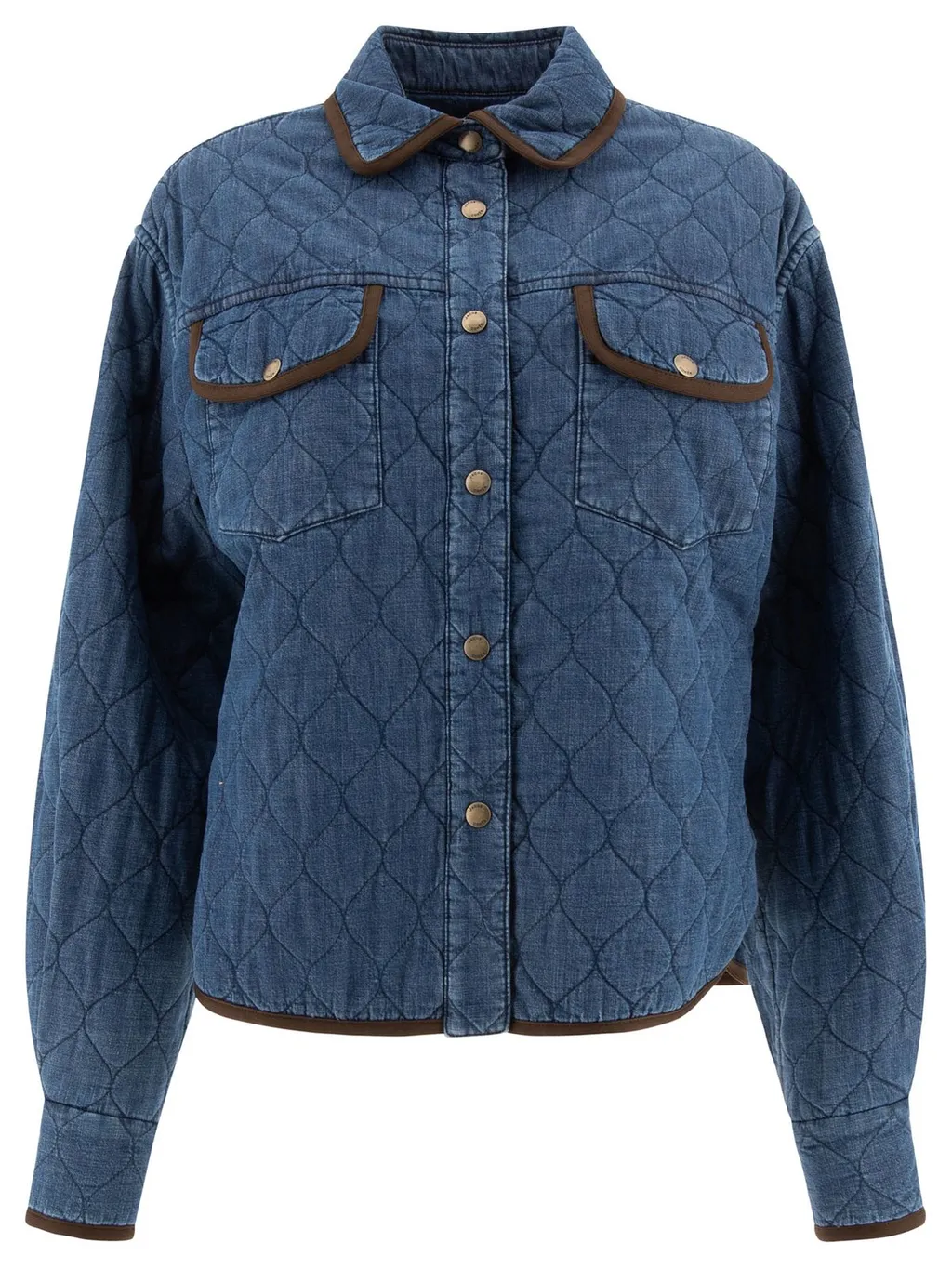 Quilted Denim Jacket