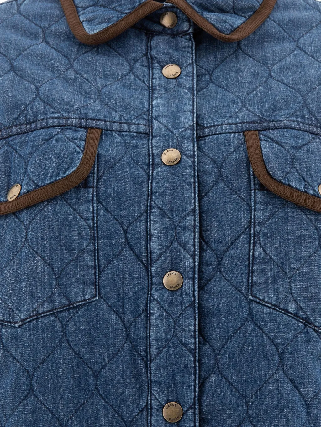 Quilted Denim Jacket