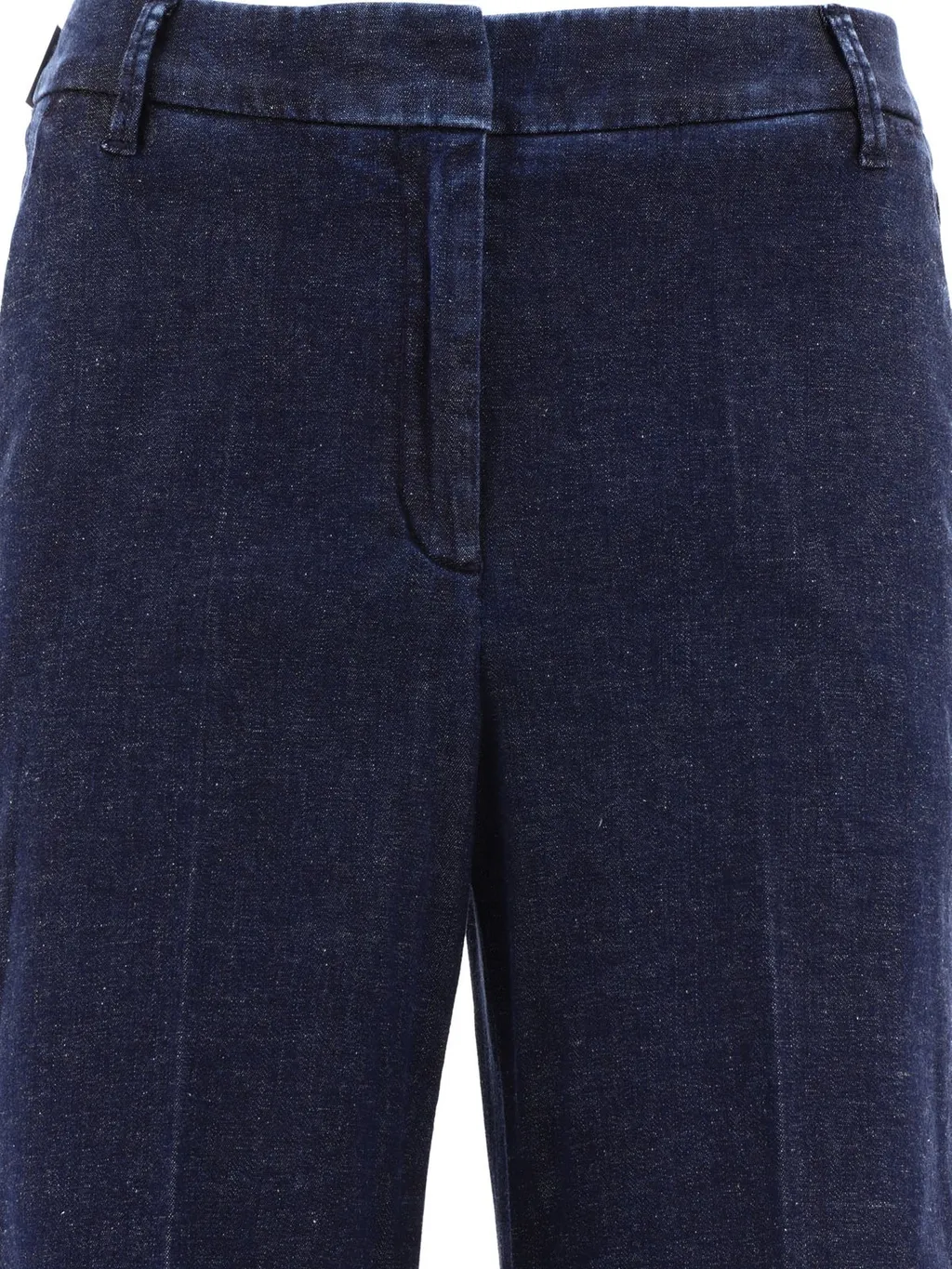 Wide-Leg Denim Trousers