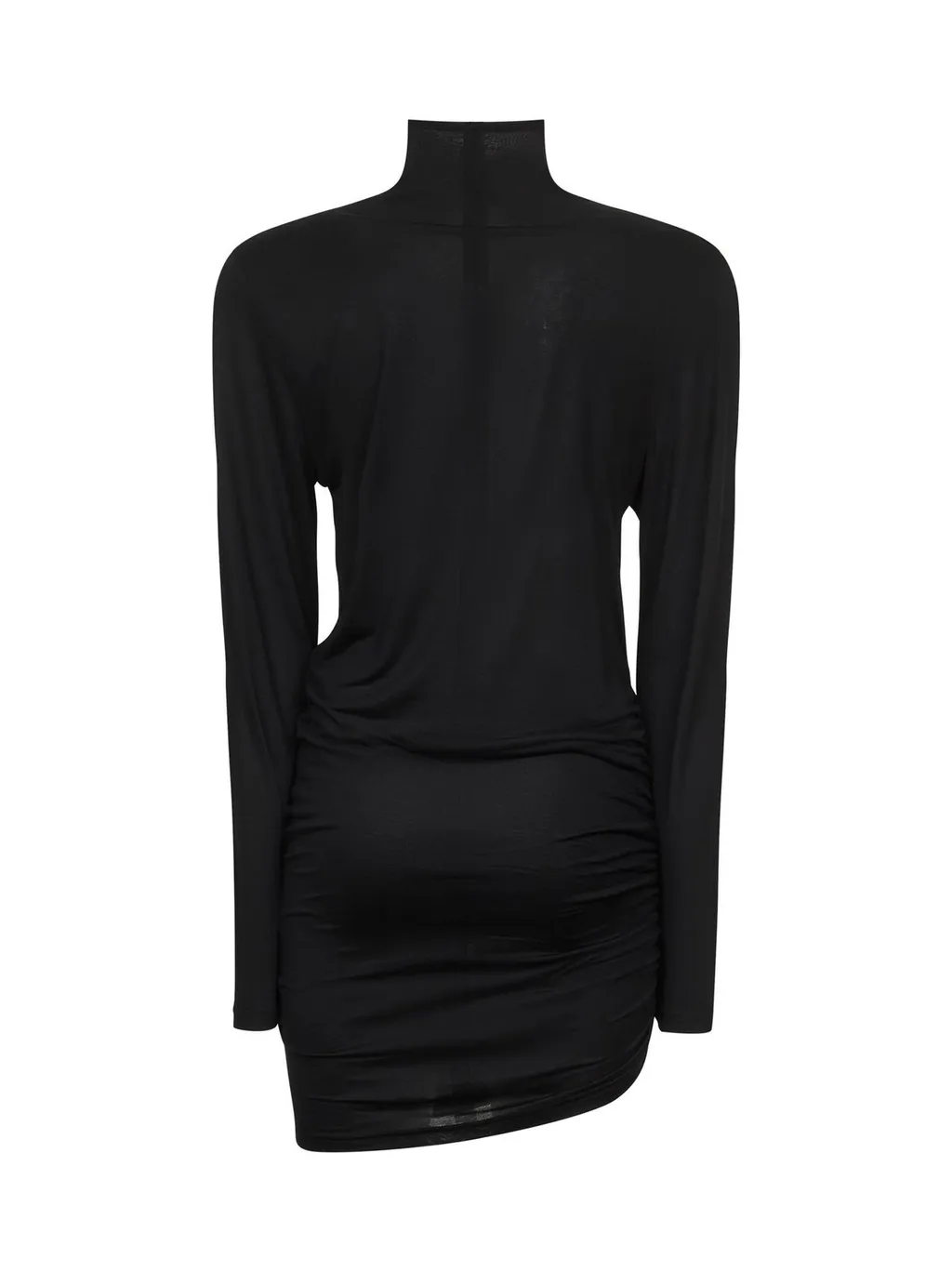 Turtleneck Ruched Dress