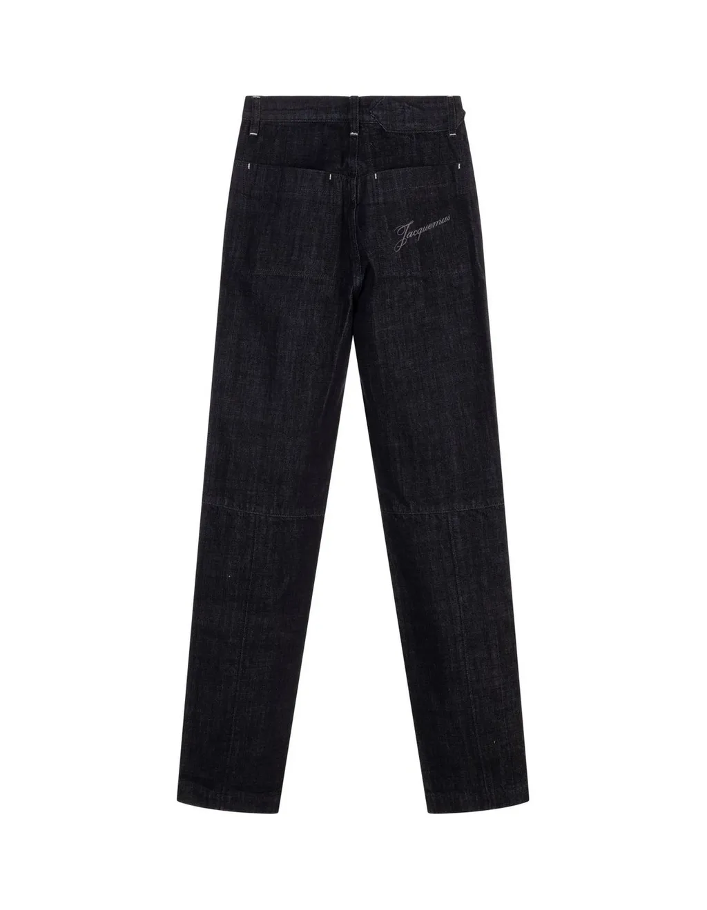 High-Waisted Straight-Leg Jeans