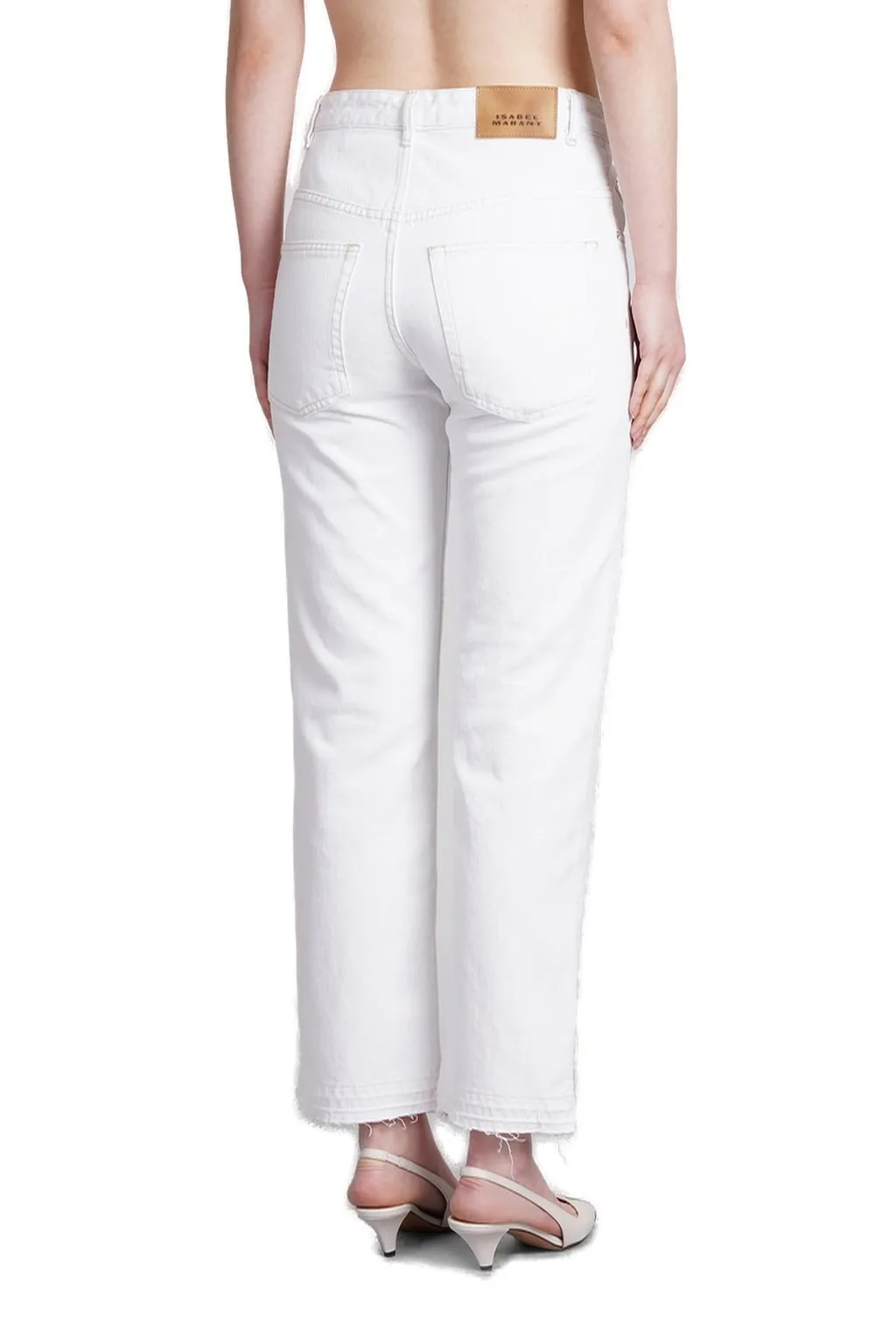 High-Rise Straight Leg Jeans