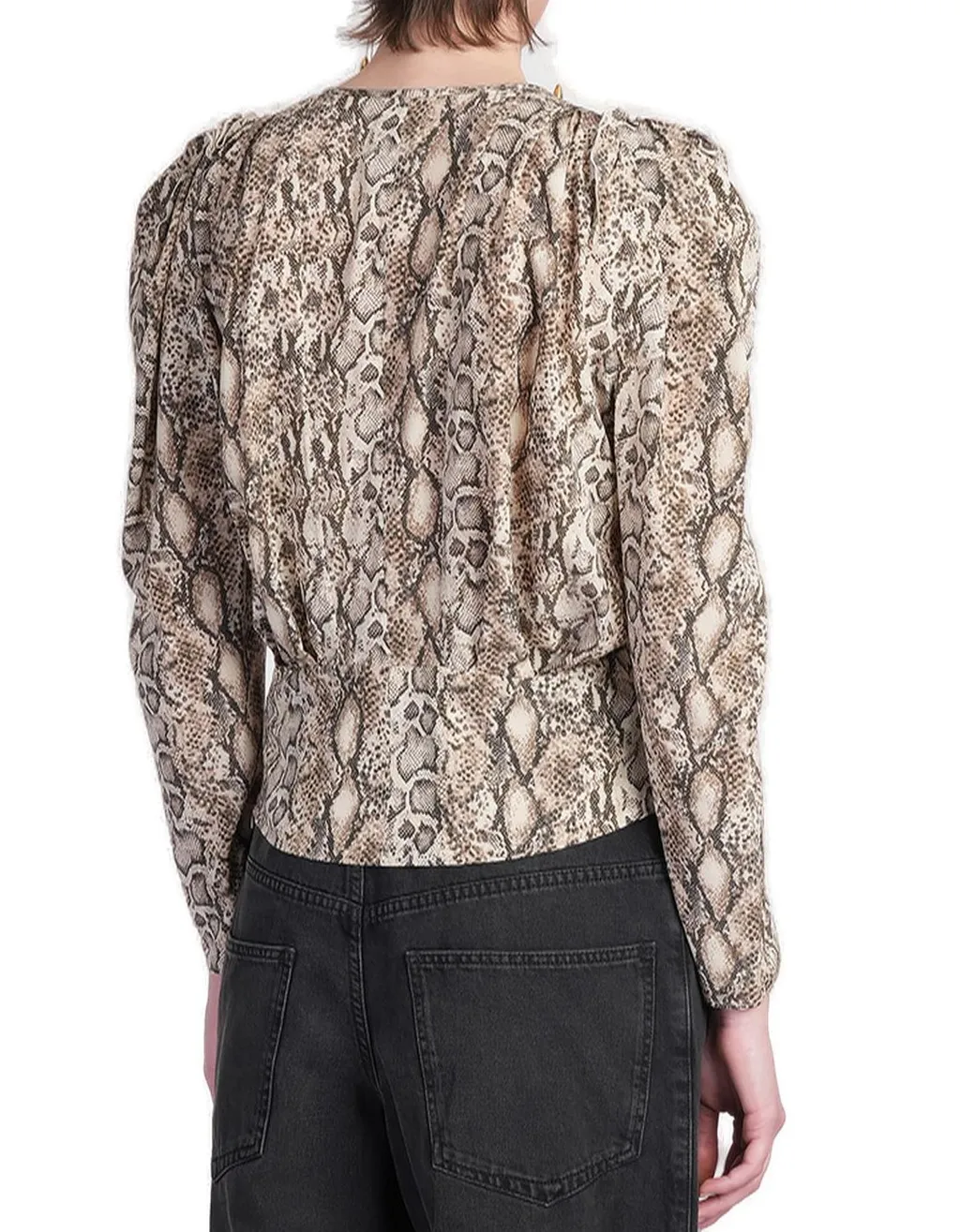 Serpent Print Top