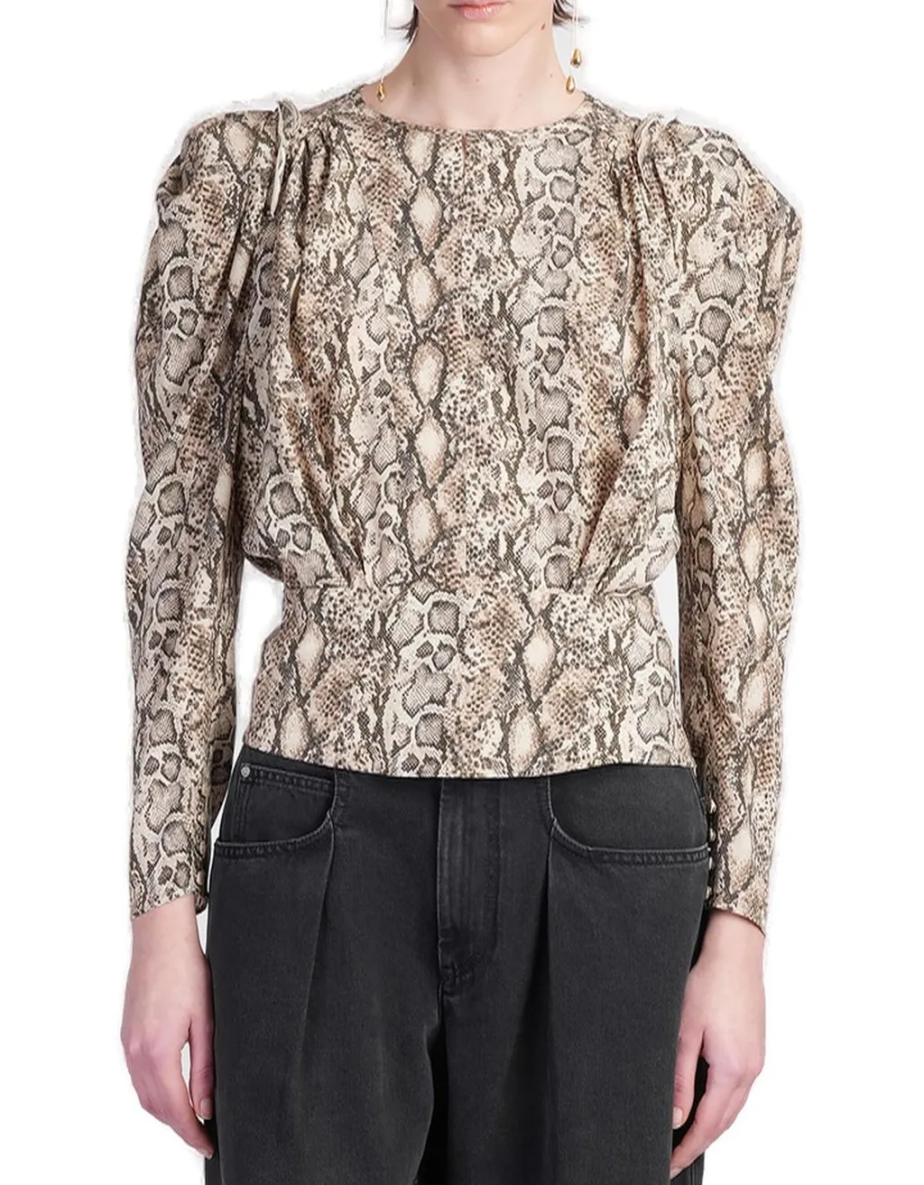 Serpent Print Top
