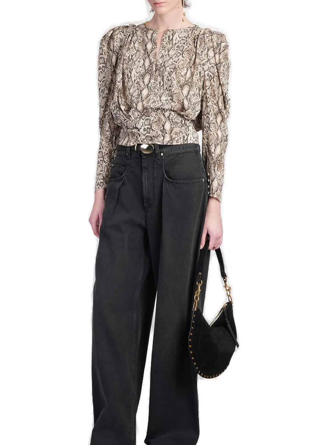 Serpent Print Top