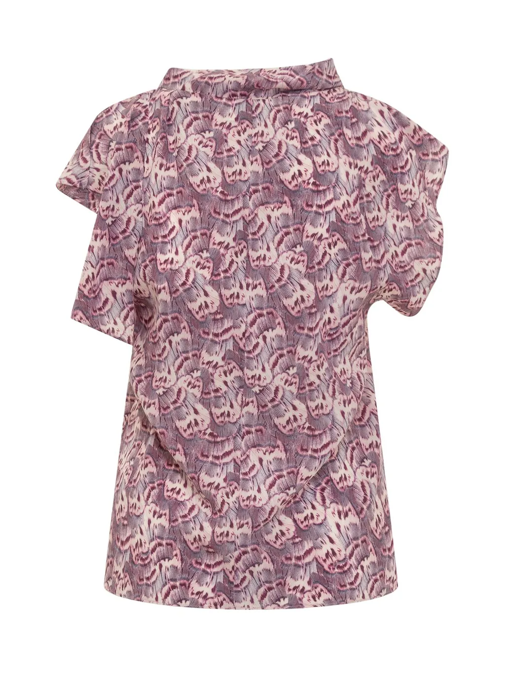 Printed Silk Blouse