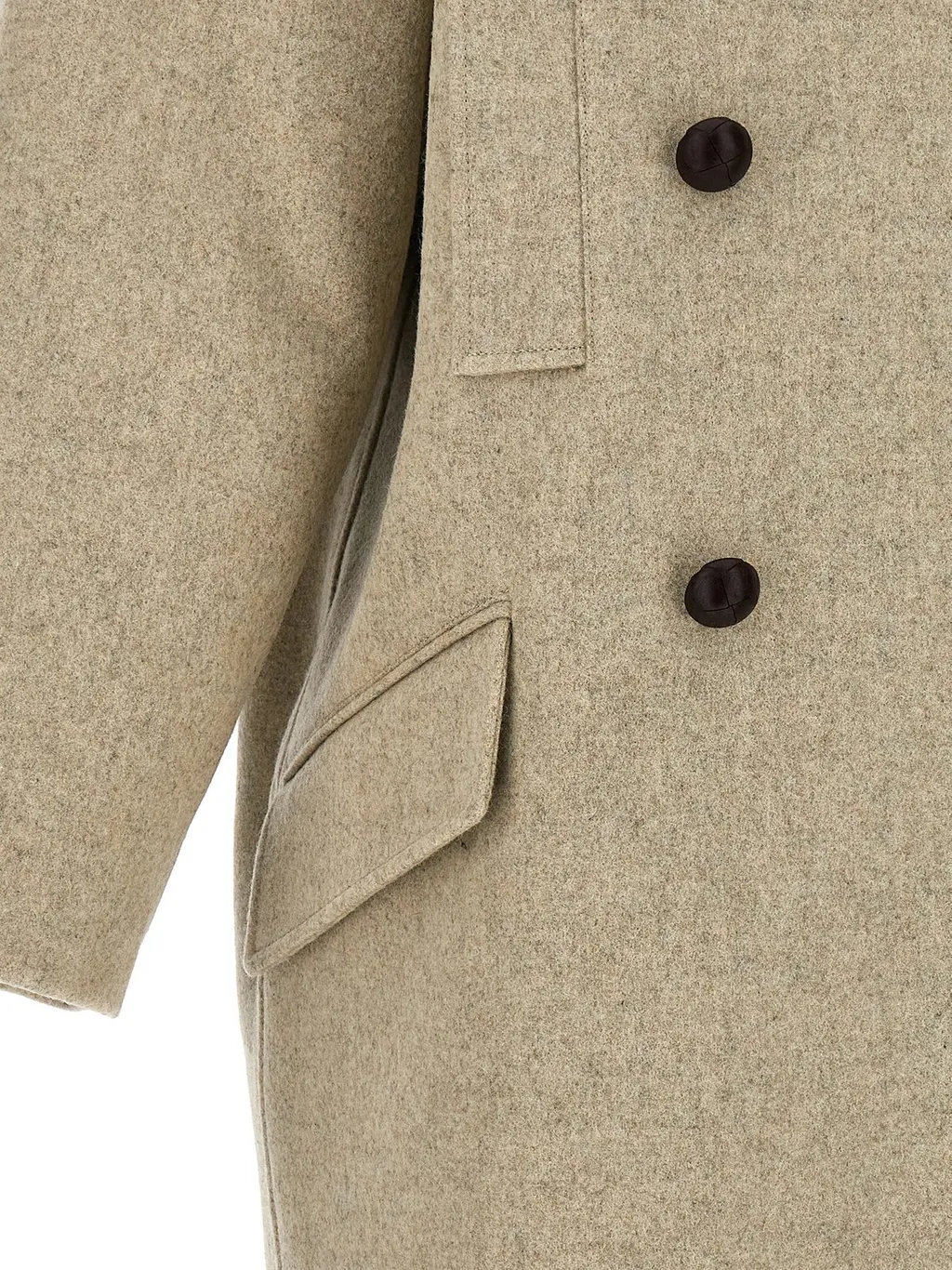 Double-Breasted Wool Coat