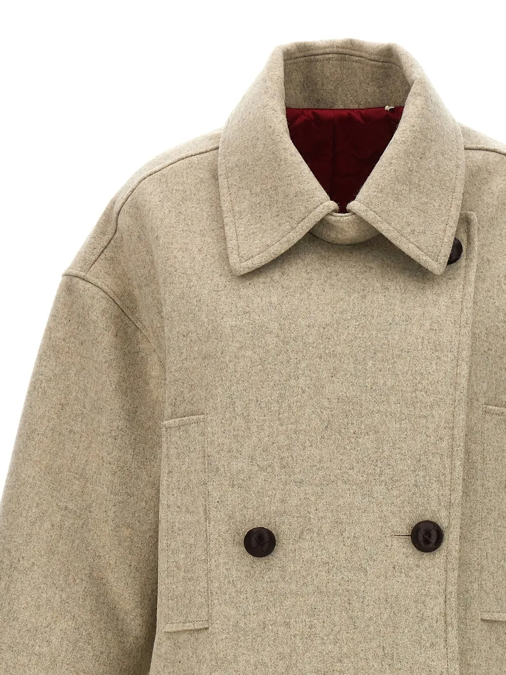 Double-Breasted Wool Coat