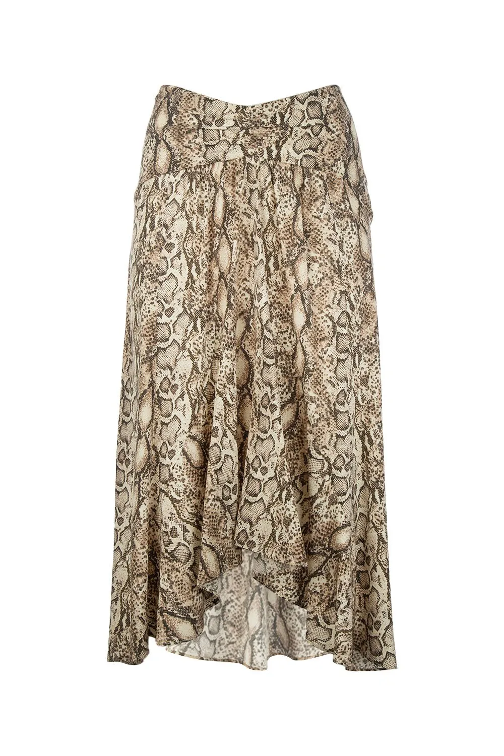 High-Waisted Midi Skirt