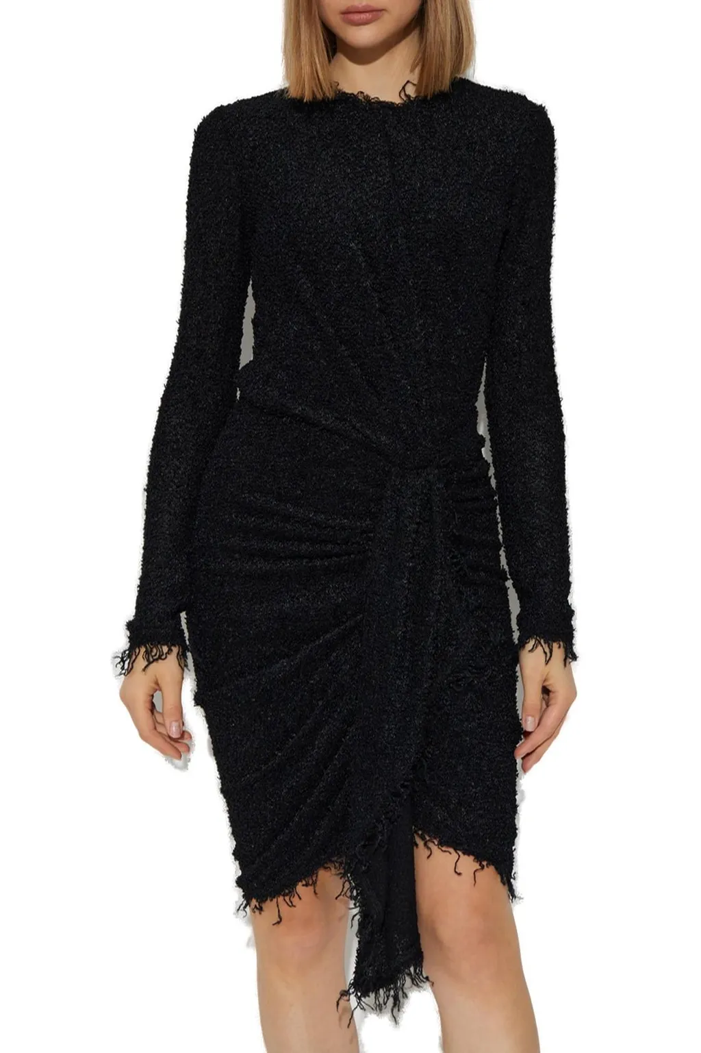 Long Sleeve Ruched Dress