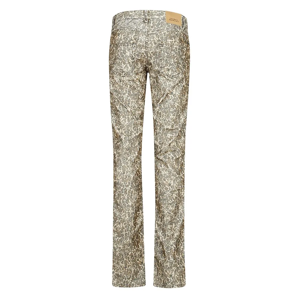 Leopard Print Jeans