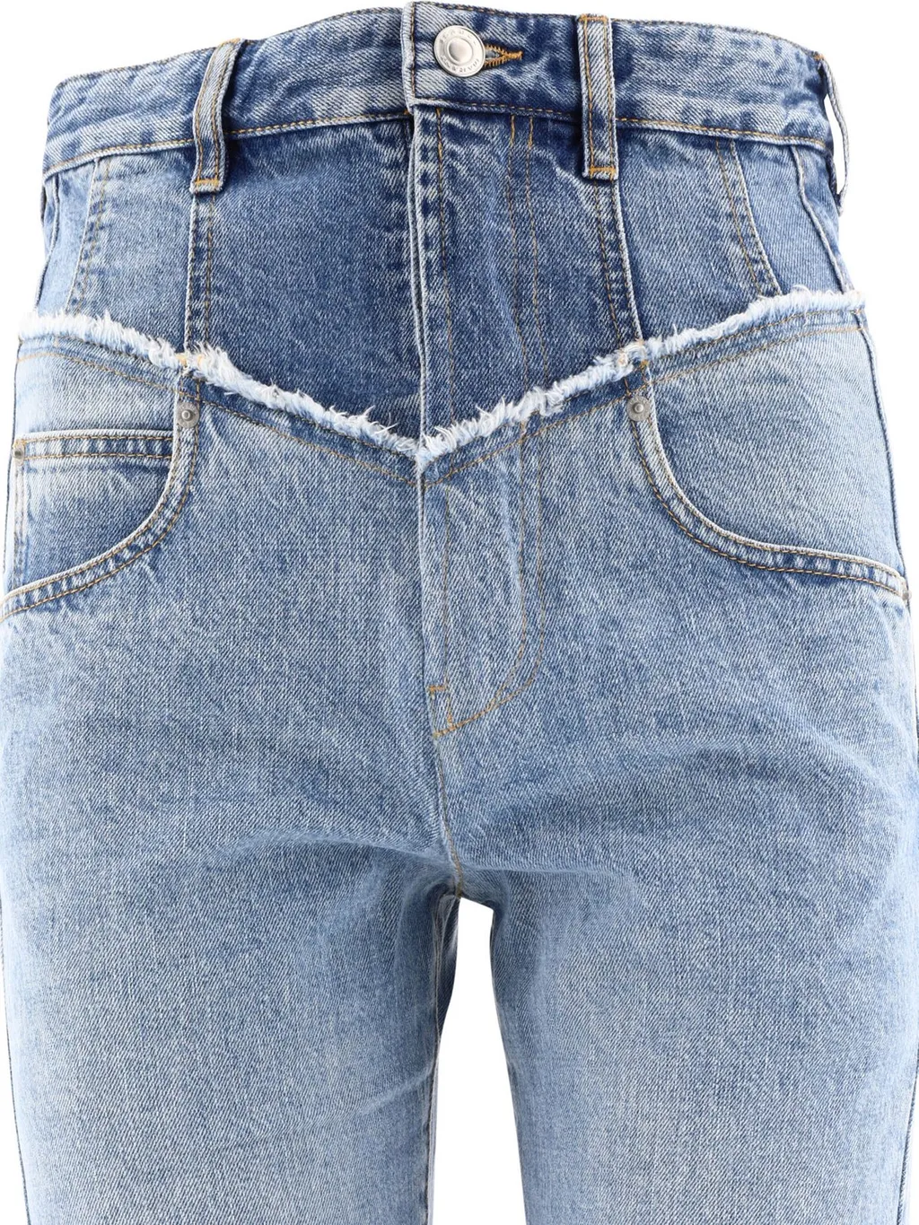 High-Waisted Straight Leg Jeans