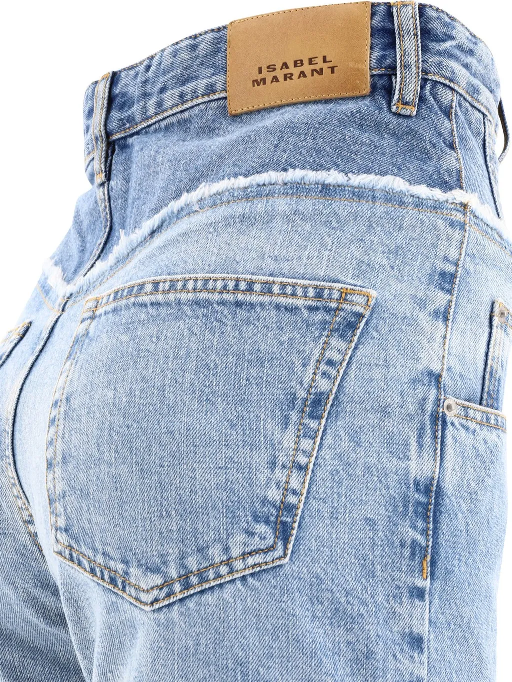 High-Waisted Straight Leg Jeans