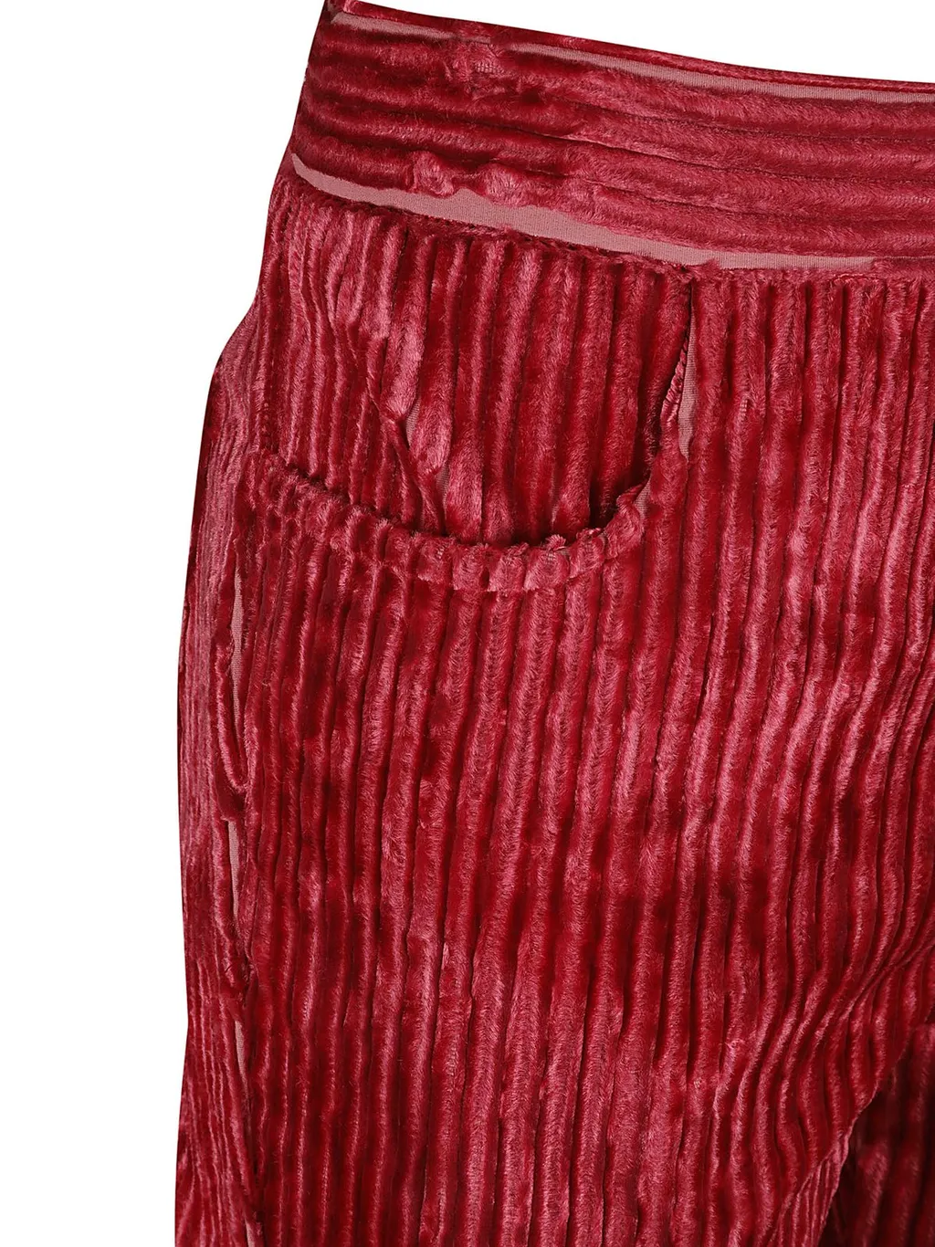 Sleeveless Top With Twisted Neckline And Suede Mini Skirt