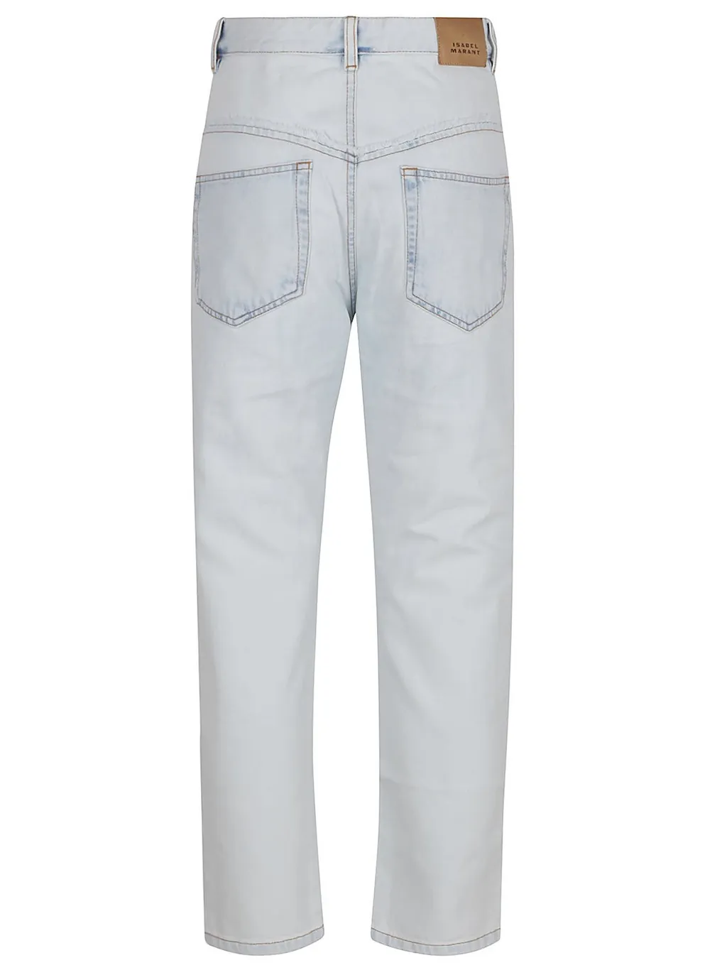 High-Rise Straight-Leg Jeans