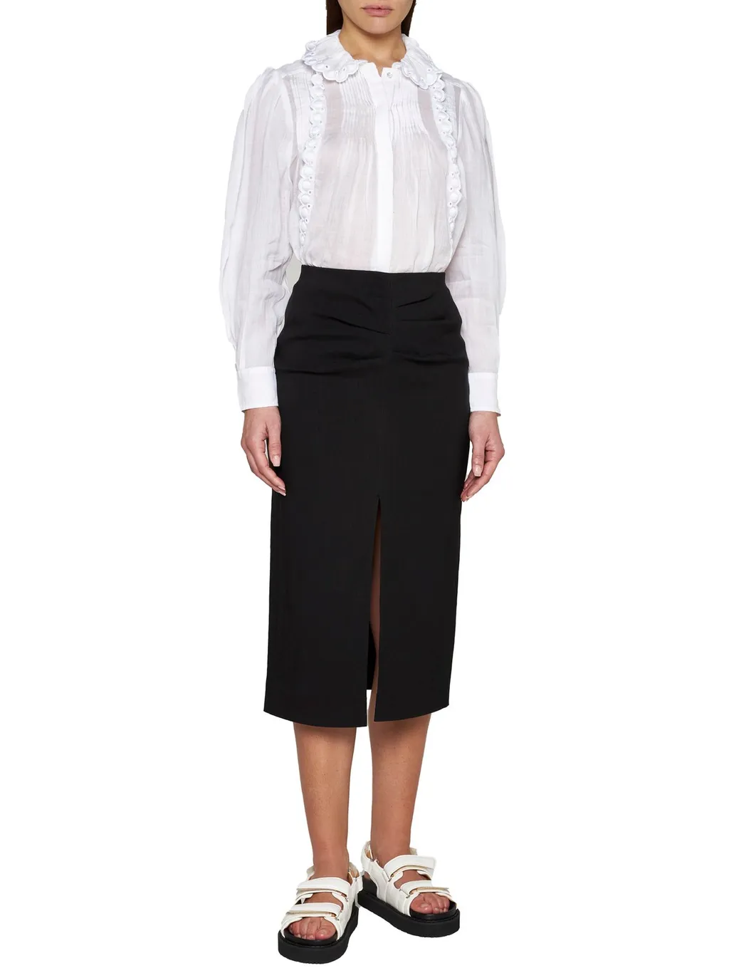 High-Waisted Maxi Skirt