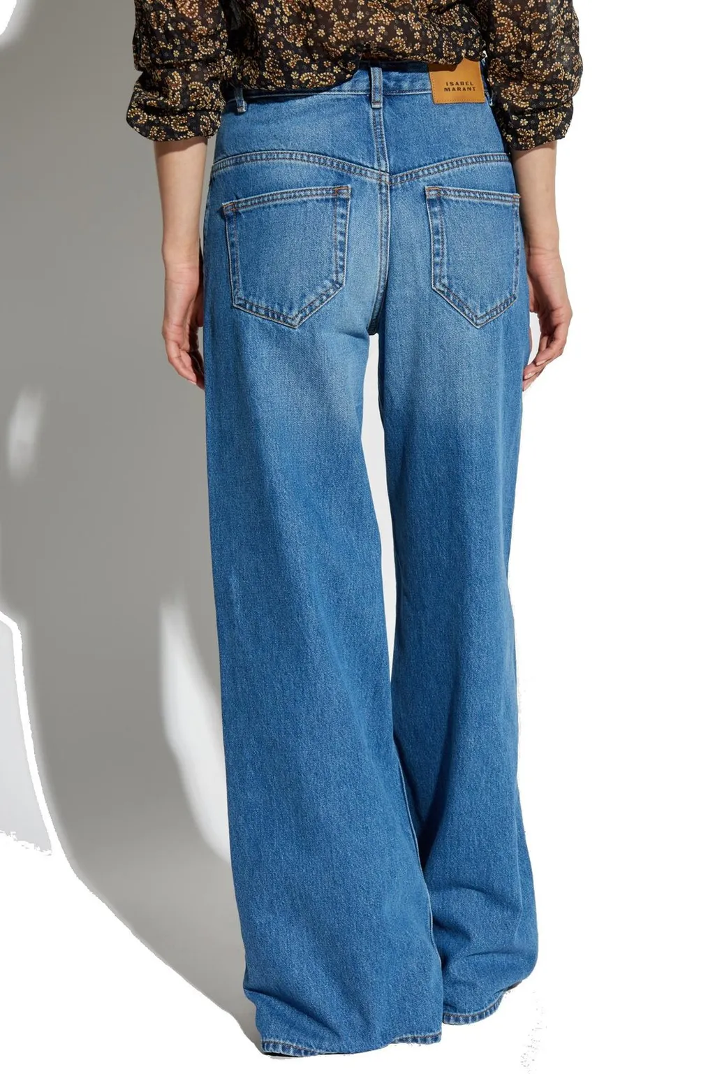High-Waisted Wide-Leg Jeans