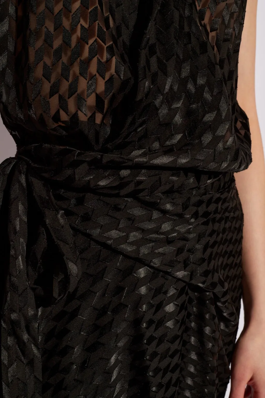 Sleeveless Wrap Dress