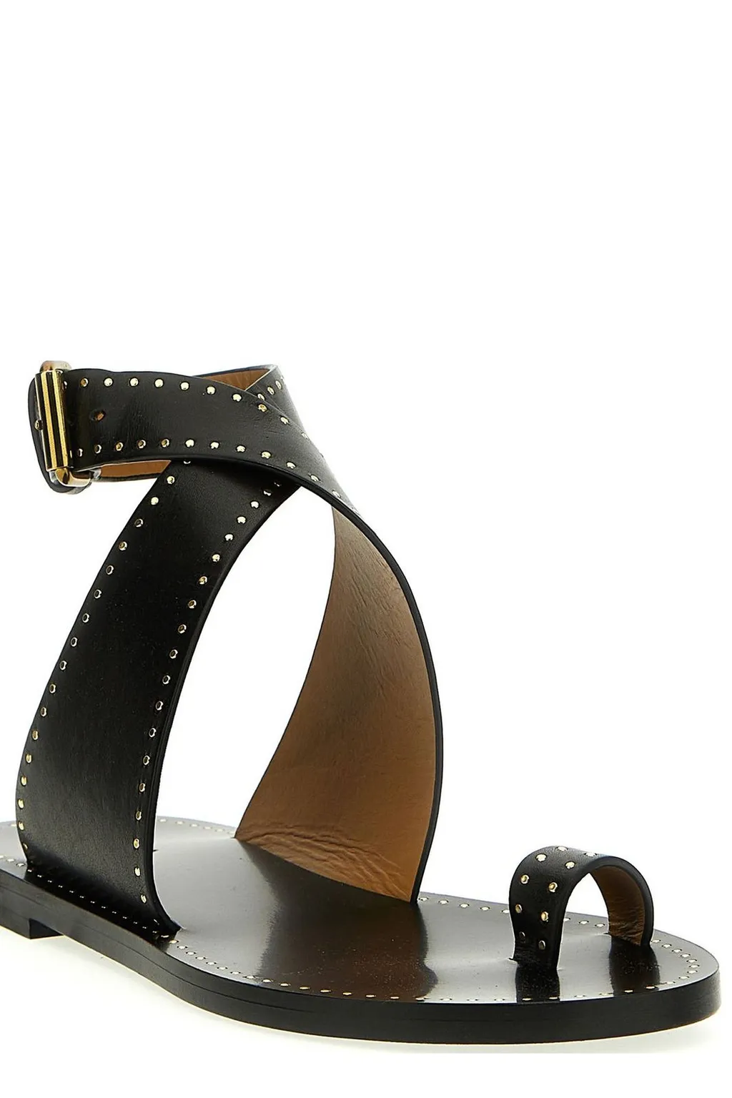 Studded Leather Sandals