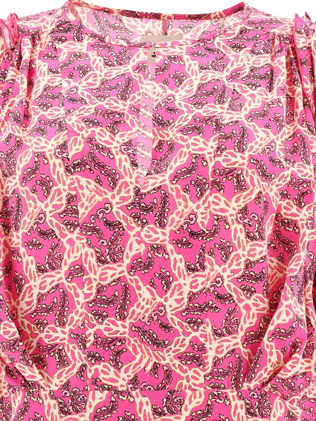Printed Puff Sleeve Blouse