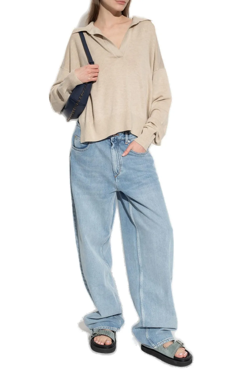 Collared Knit Sweater