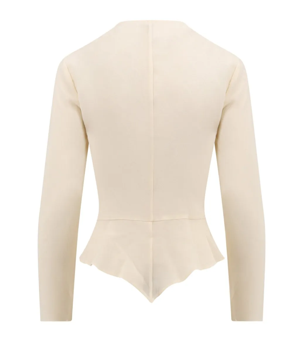 Ruched V-Neck Top