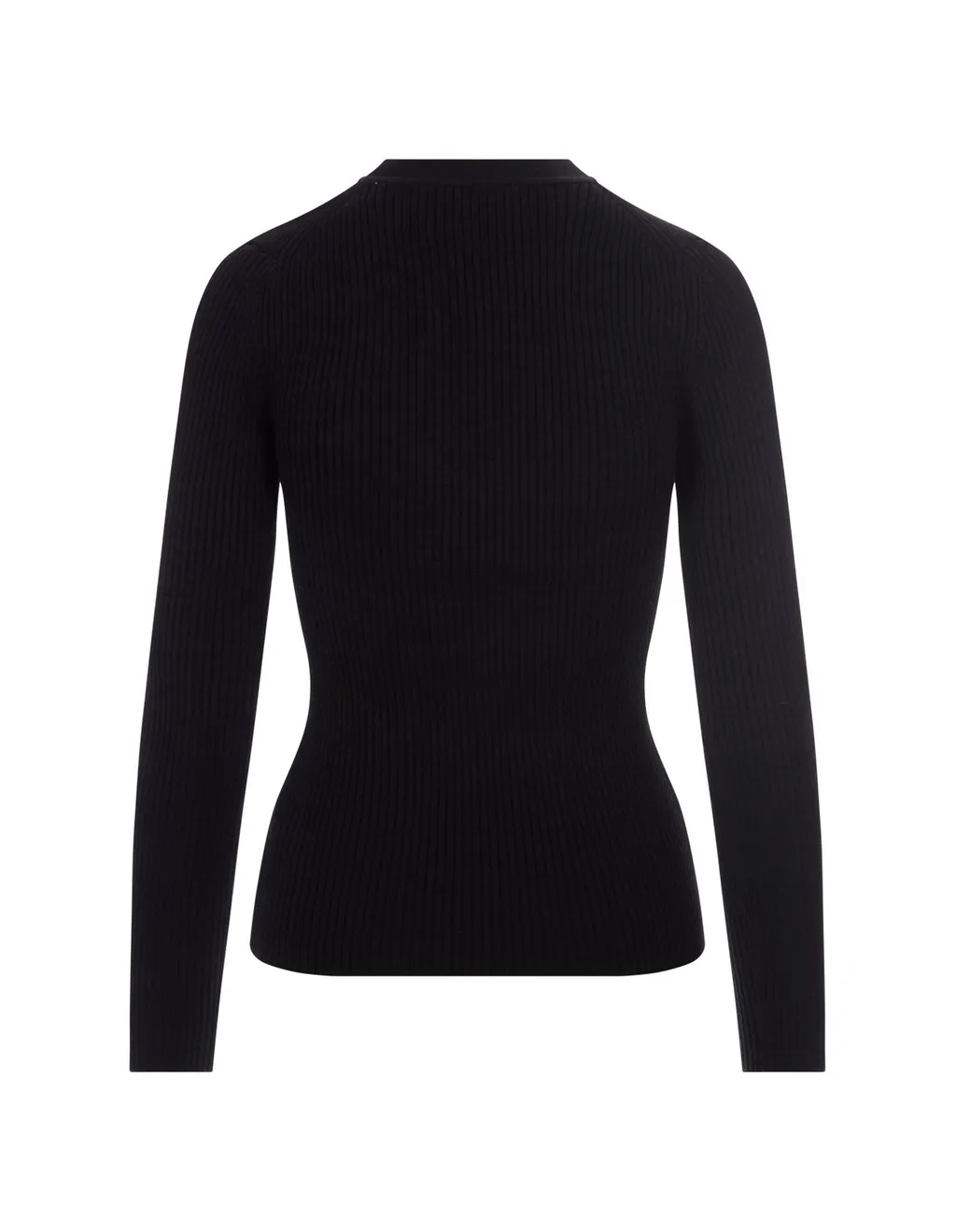 Ribbed Knit Cutout Top