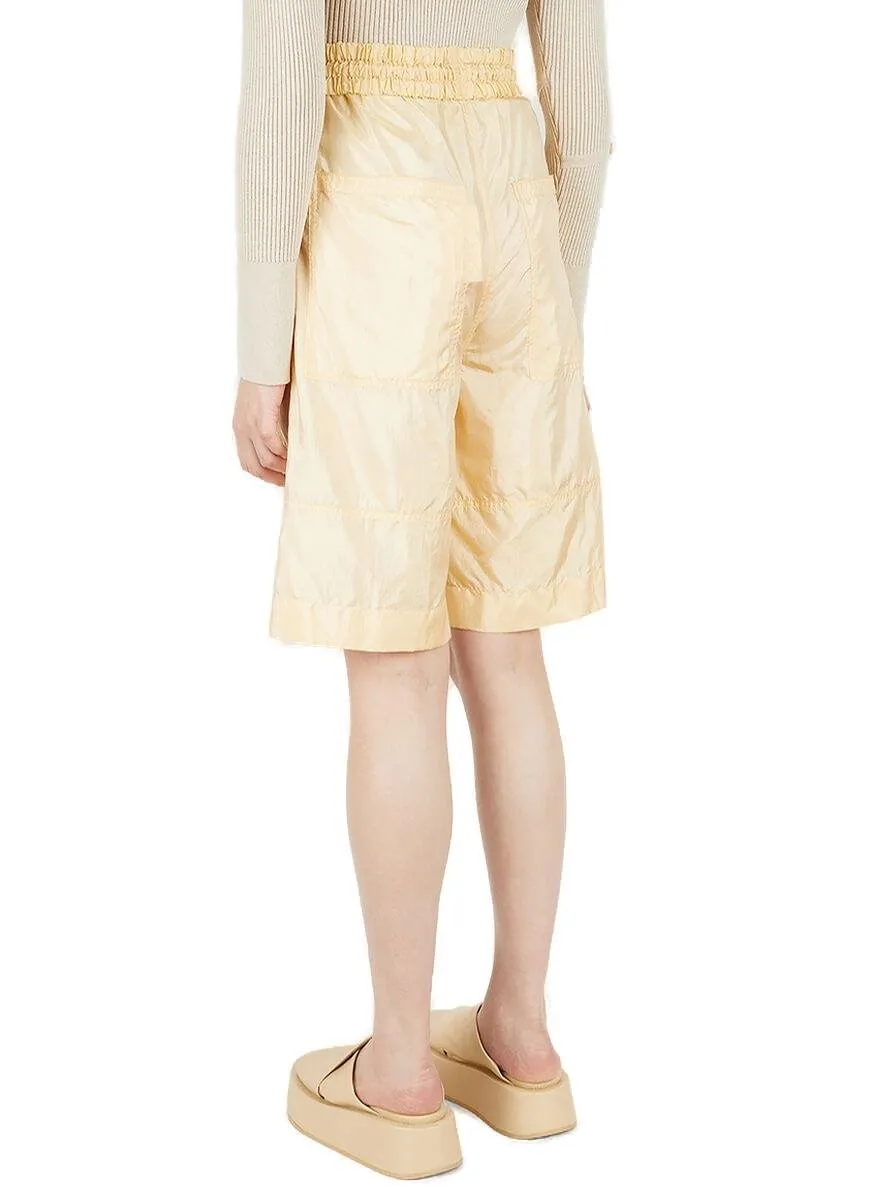 Drawstring Waist Shorts
