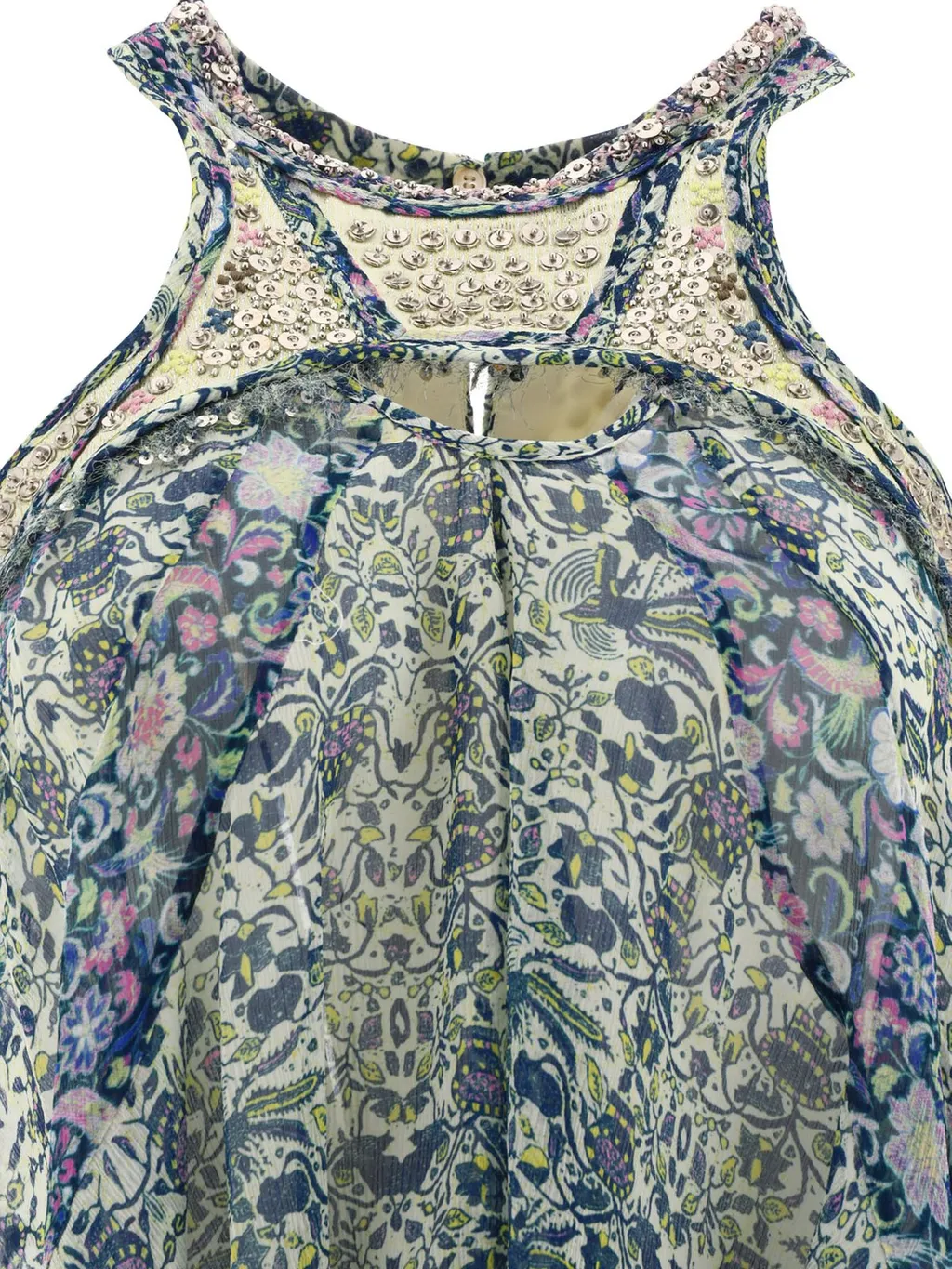 Embellished Halter Top