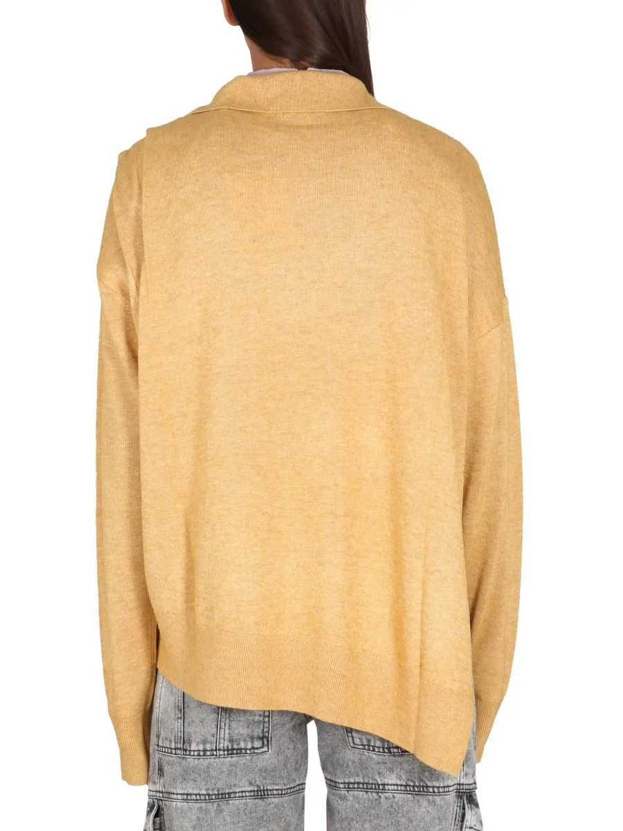 Collared Knit Sweater