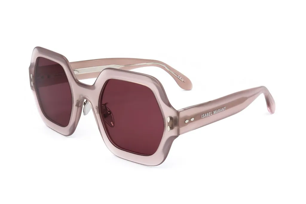 Hexagonal Frame Sunglasses