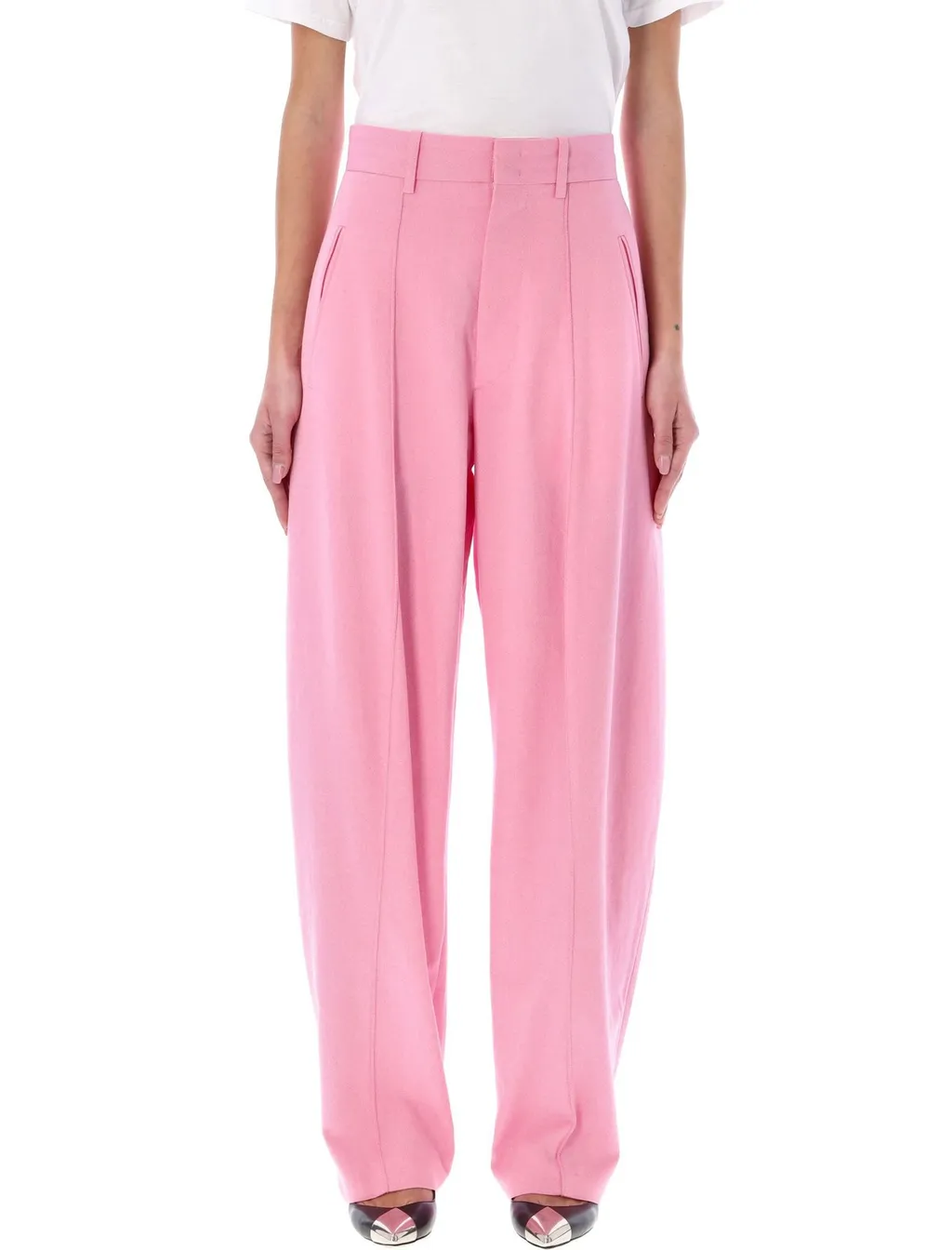 High-Waisted Balloon Trousers