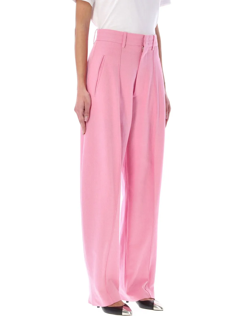 High-Waisted Balloon Trousers
