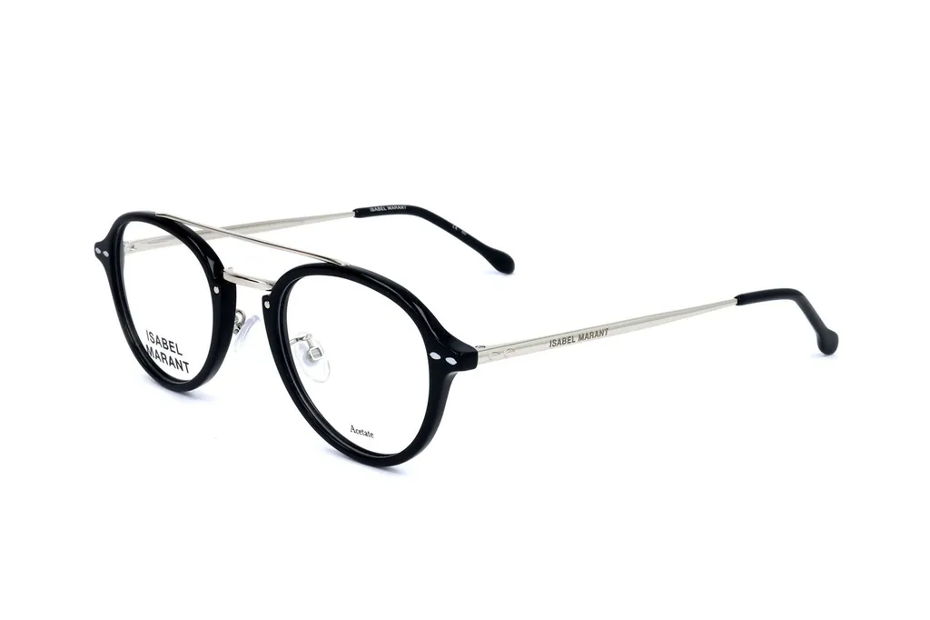 Round Double Bridge Eyeglasses