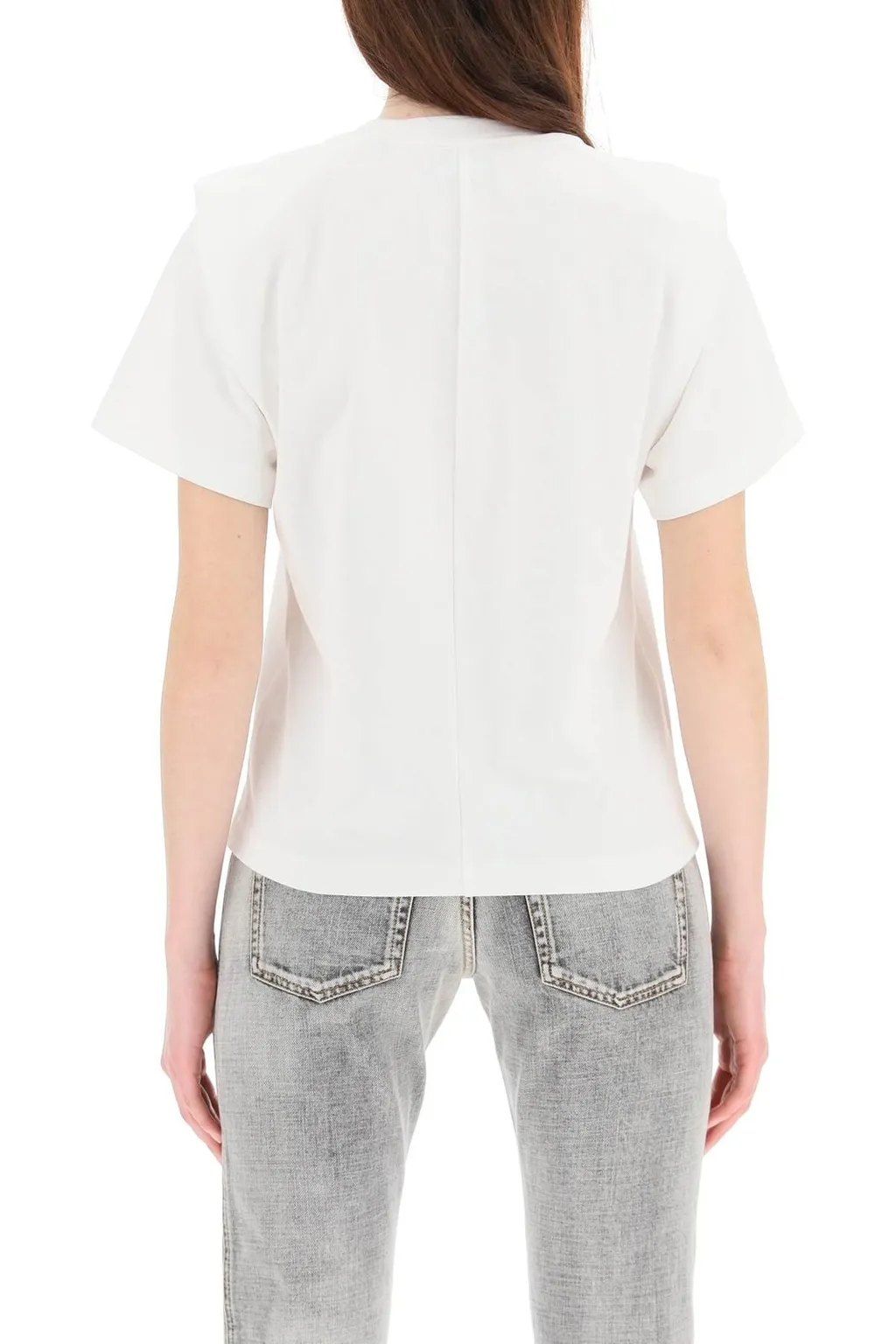 T-Shirt With Padded Shoulders