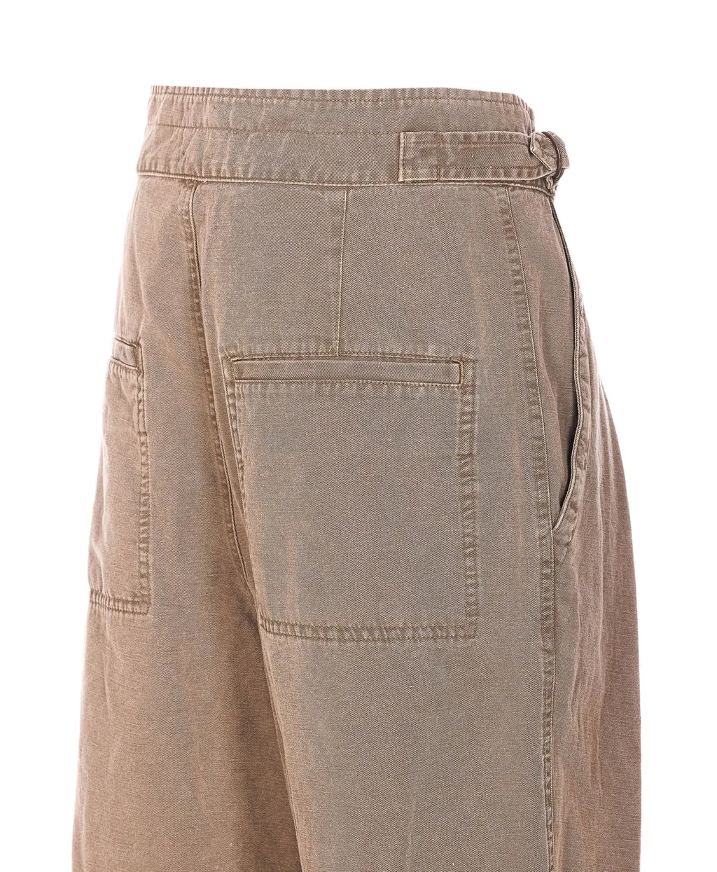 High-Waisted Paperbag Trousers
