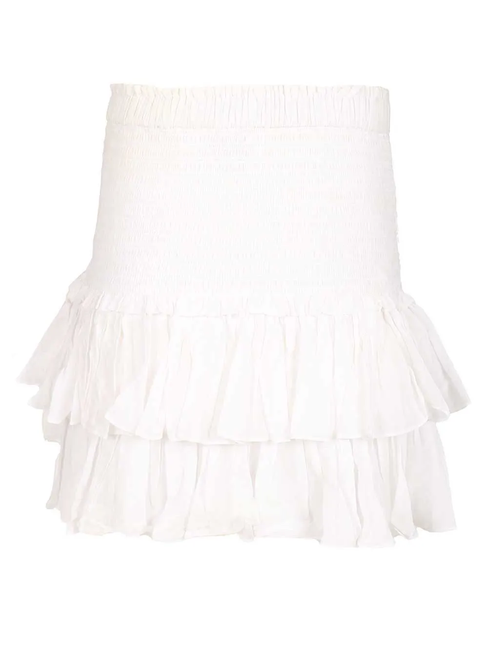 Tiered Ruffle Mini Skirt