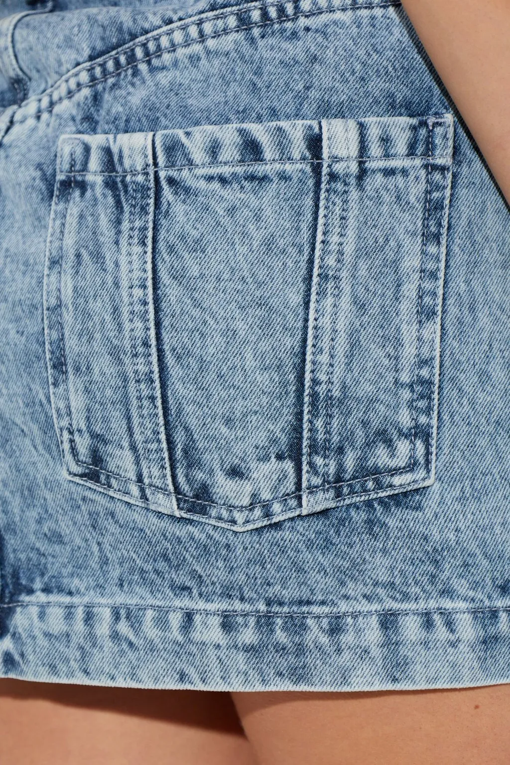Denim Mini Skirt