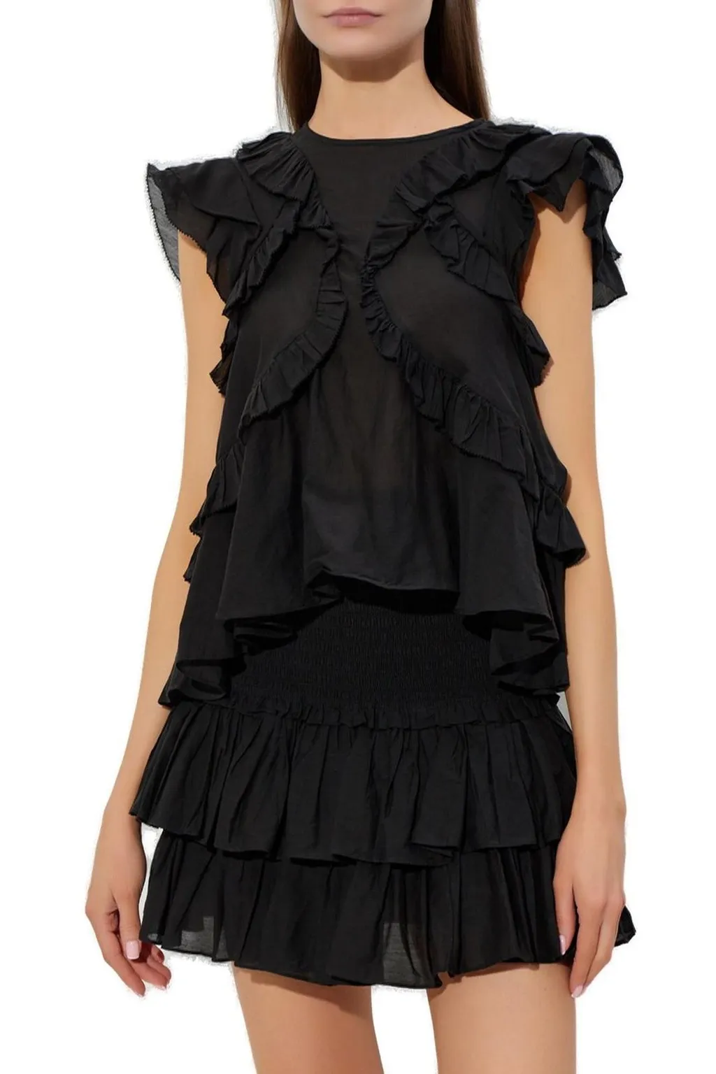 Ruffled Tiered Top