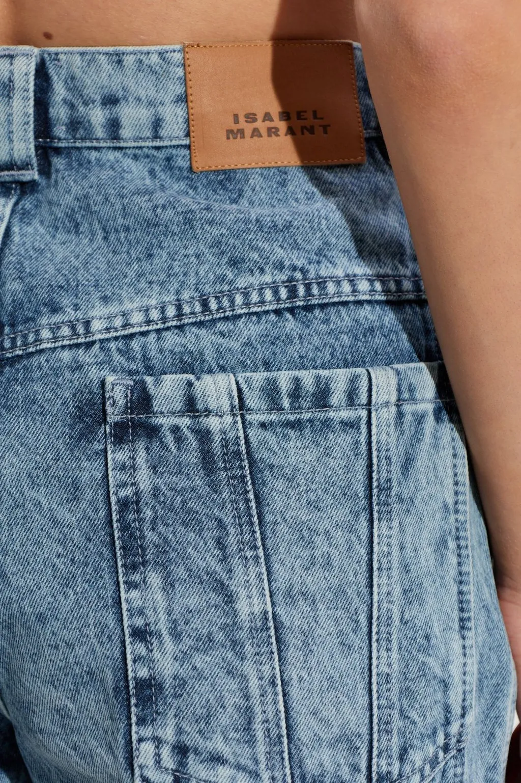 High-Waisted Denim Shorts
