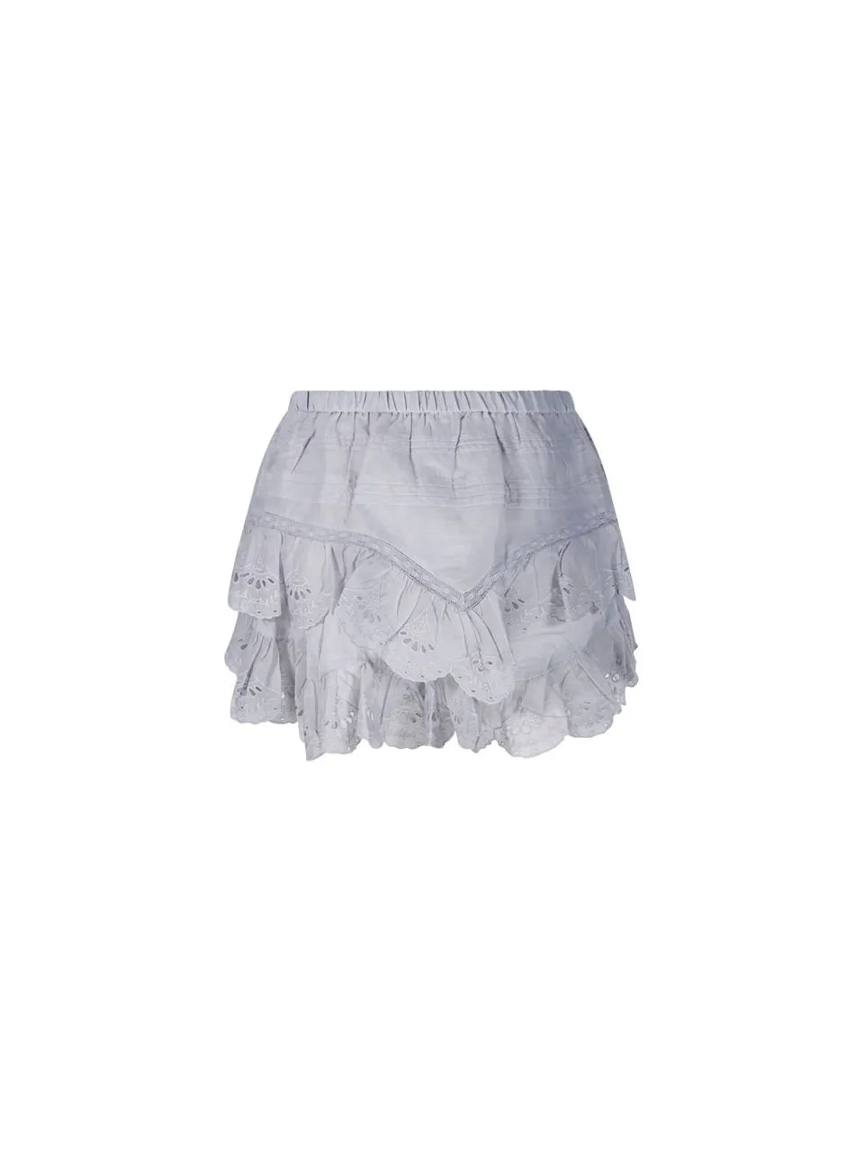 Tiered Eyelet Skirt