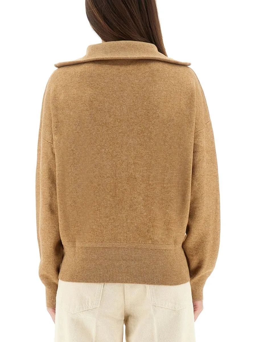 Zip-Up Knit Jacket