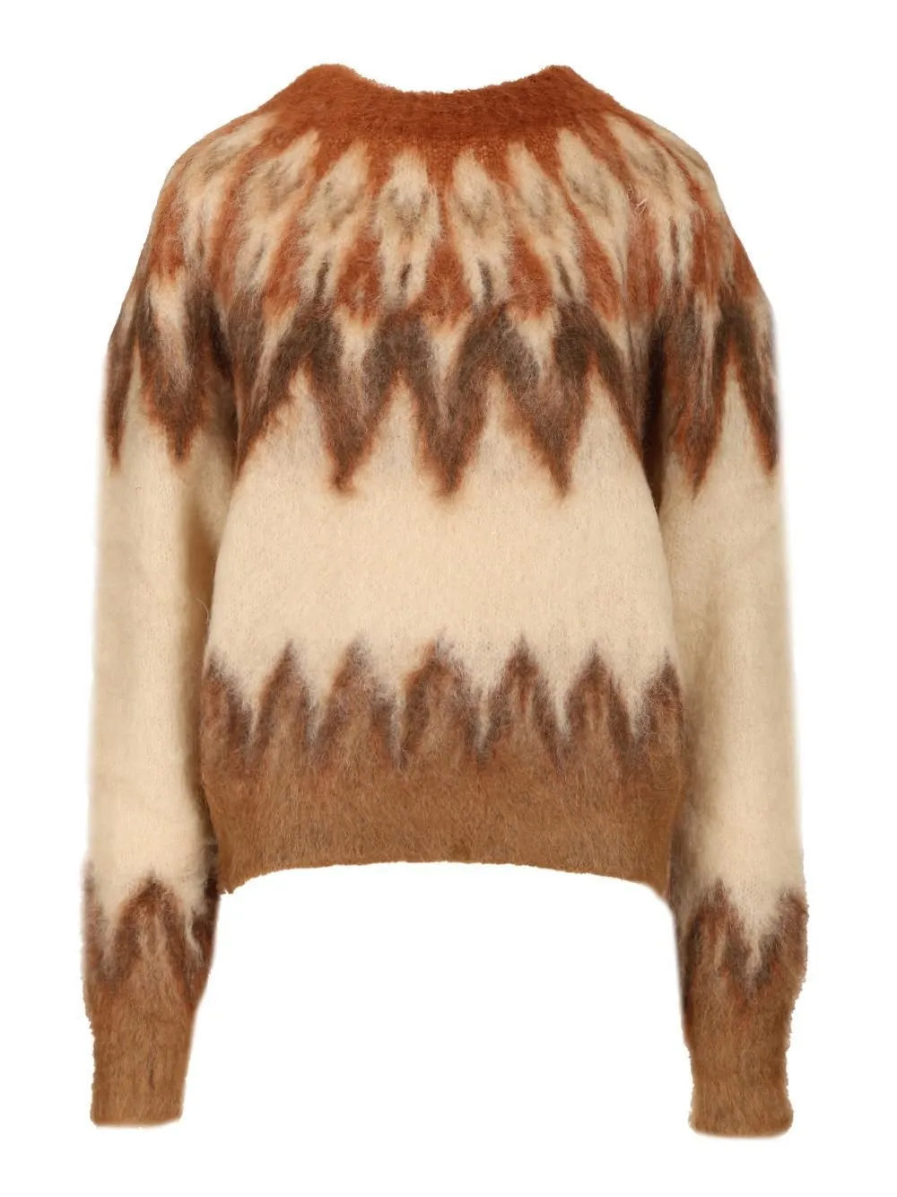 Geometric Pattern Knit Sweater