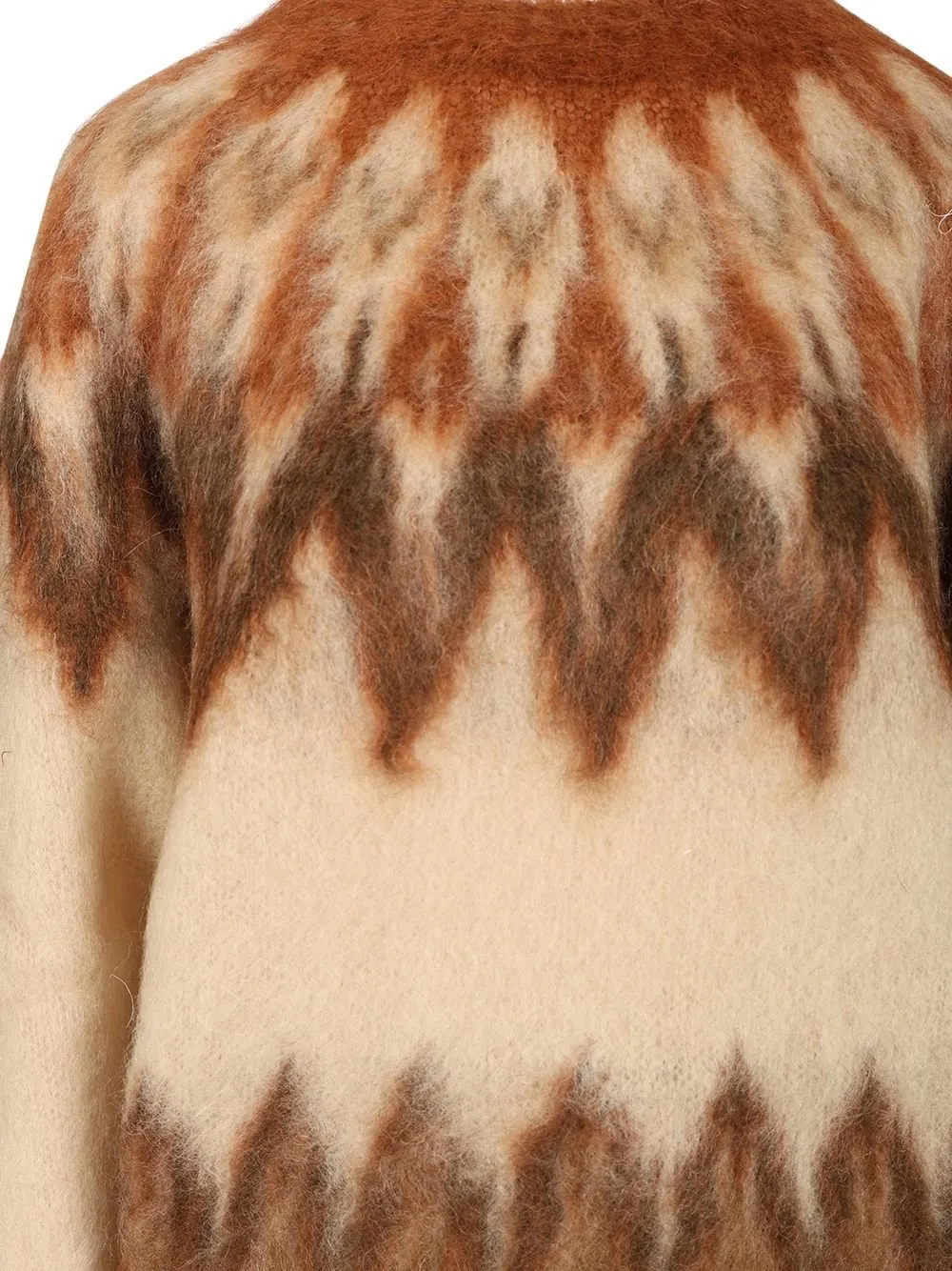 Geometric Pattern Knit Sweater