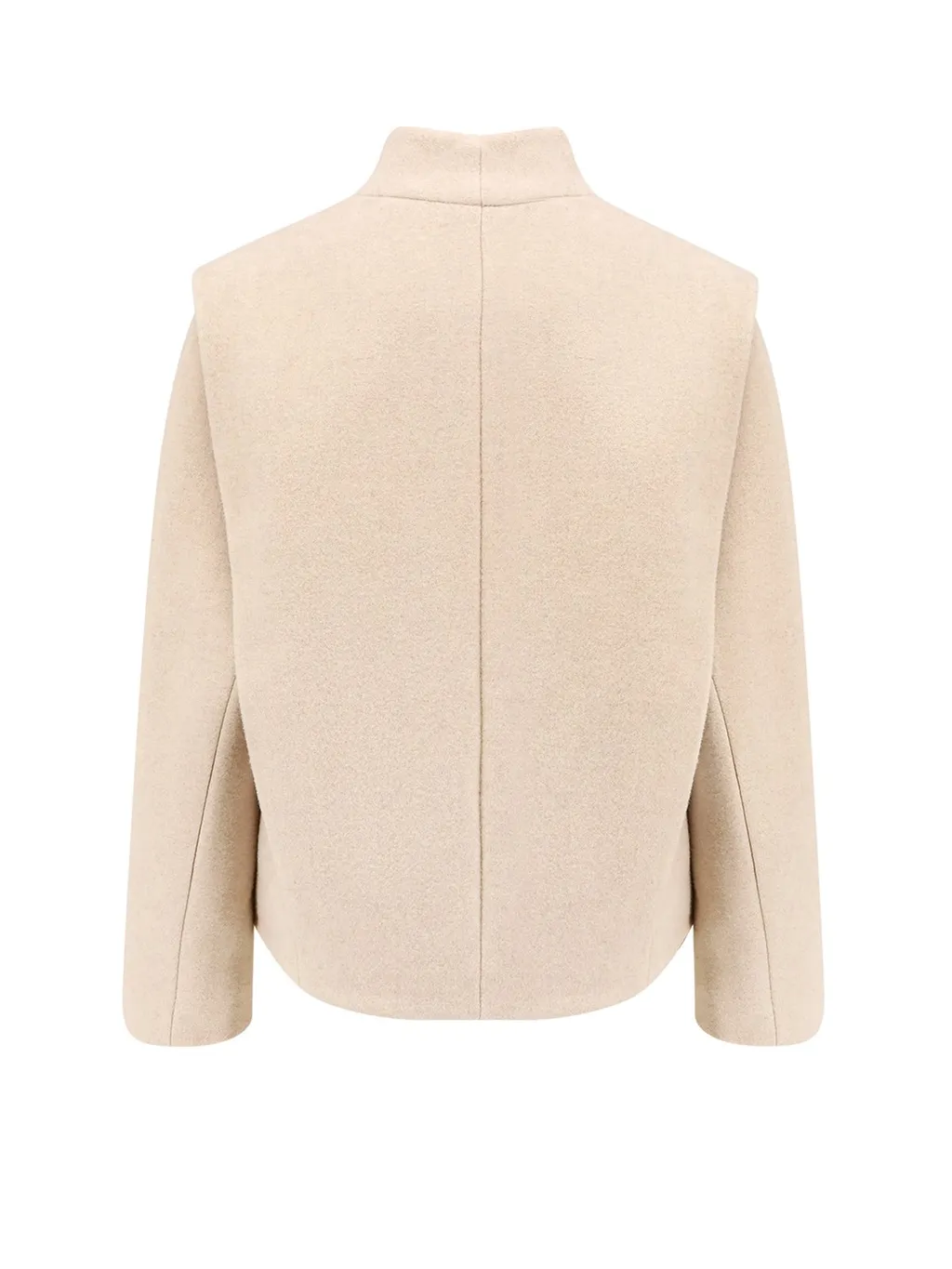 Wool Blend Cropped Jacket
