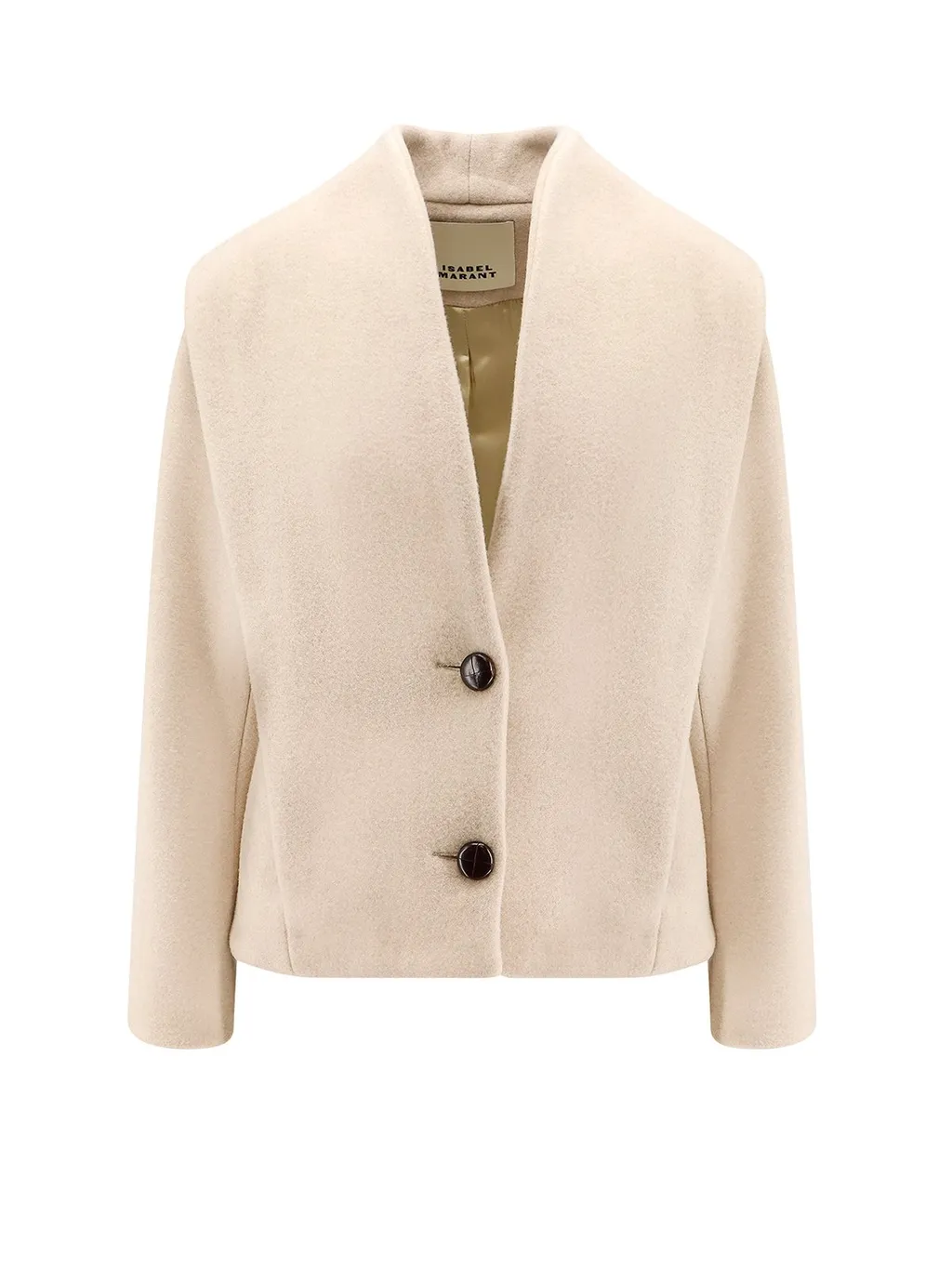 Wool Blend Cropped Jacket