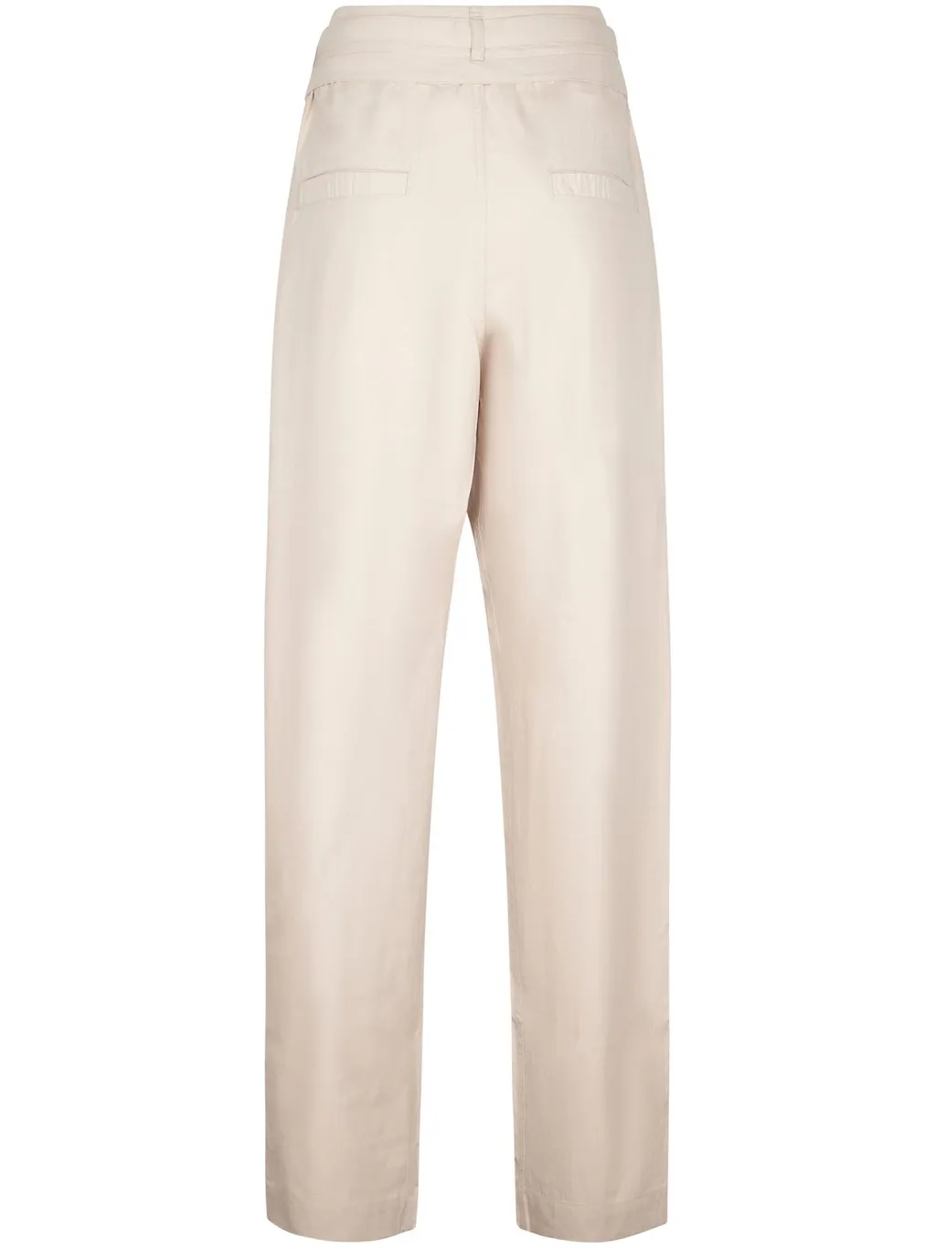 Pleated Wide-Leg Trousers