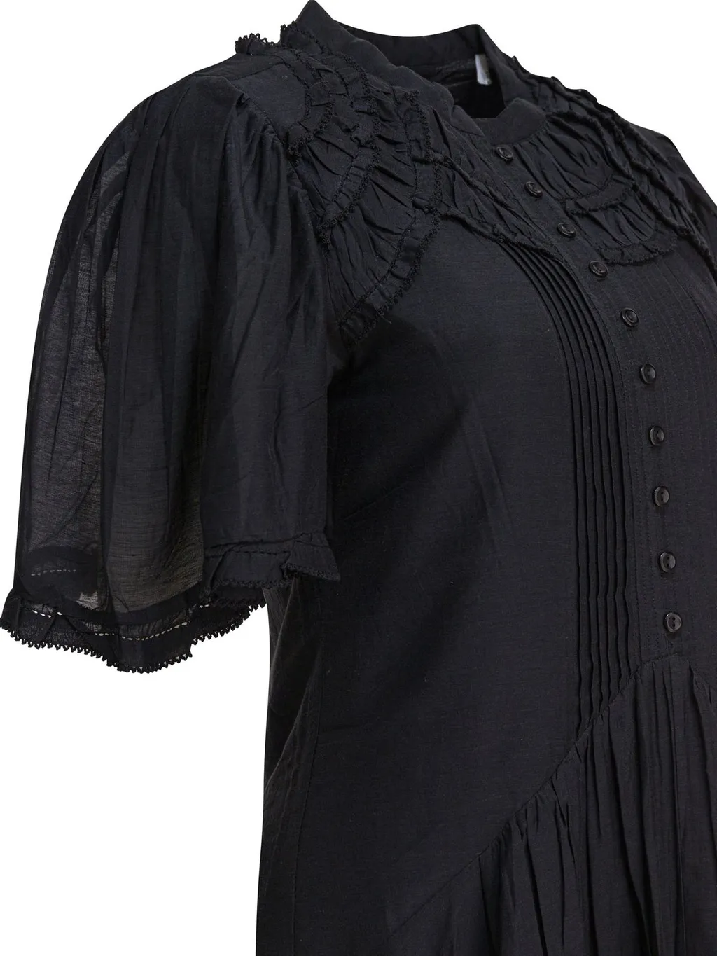 Ruffled Cotton Dress